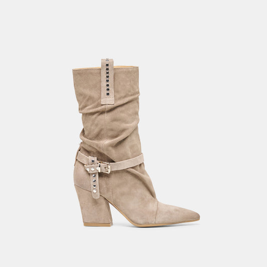 Dolce Vita Morla Taupe Suede Boots