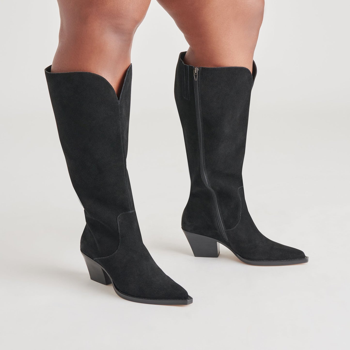 Dolce Vita Raj Extra Wide Calf Onyx Suede Boots | Suede Wide Calf Boots
 – Dolce Vita