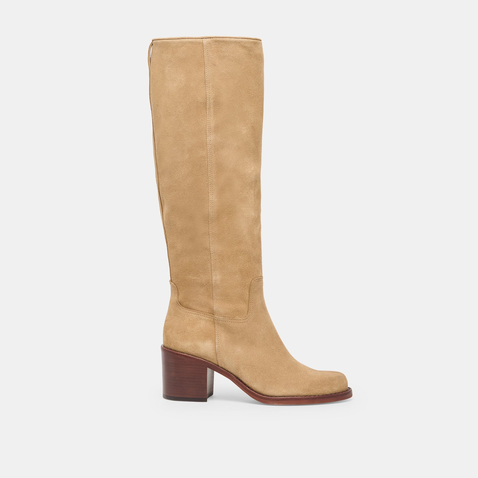 Dolce Vita Lucyle Wide Calf Dk Taupe Suede Boots