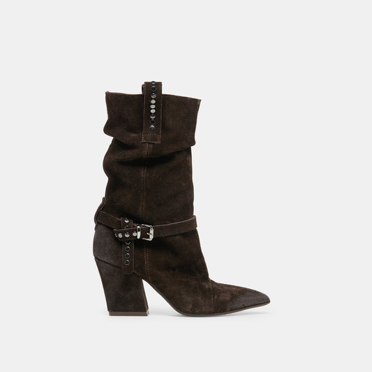 Dolce Vita Morla Dk Brown Suede Boots