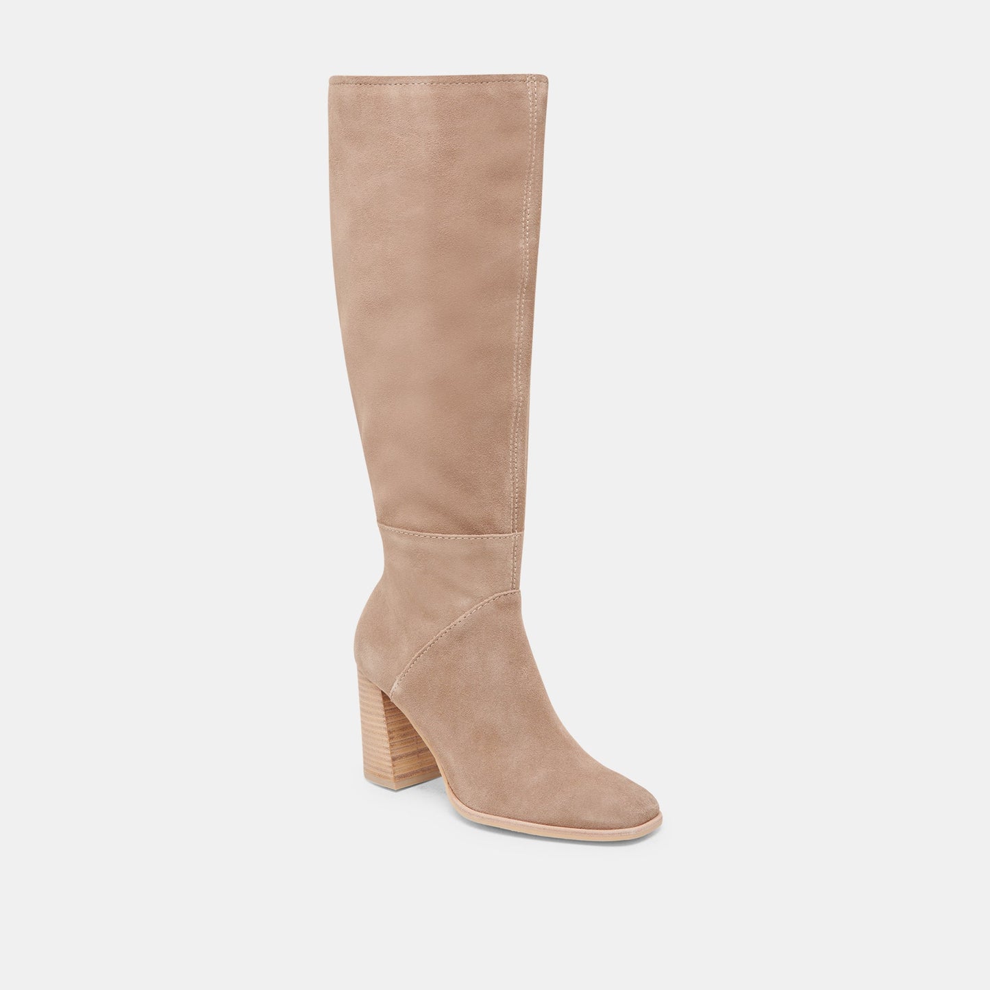 Dolce Vita FYNN Wide Calf Boots Truffle Suede | Truffle Suede Knee-High Boots
 – Dolce Vita