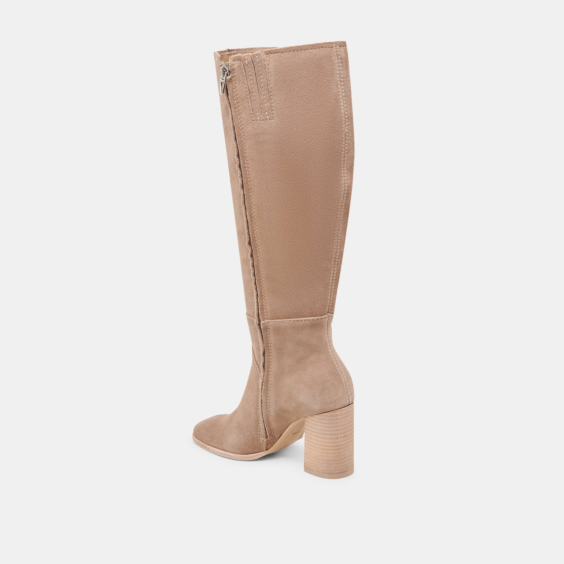Dolce Vita FYNN Wide Calf Boots Truffle Suede | Truffle Suede Knee-High Boots
 – Dolce Vita