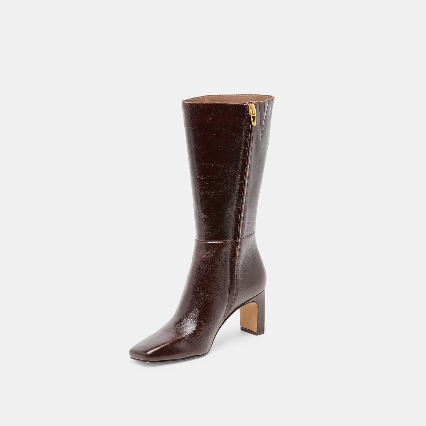 Dolce Vita Riggs Wide Calf Chocolate Leather Boots