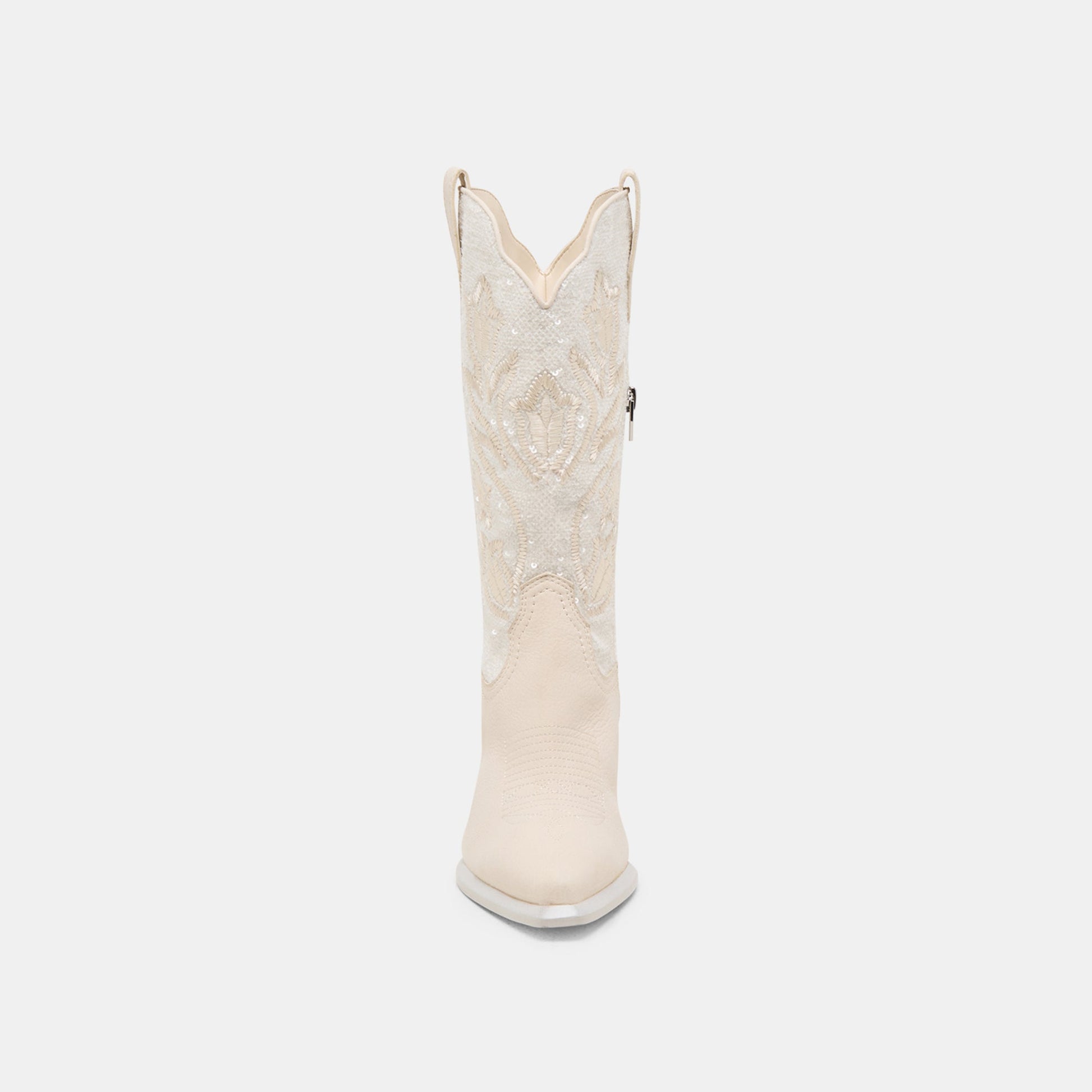 Dolce Vita Vorah Pearl Creme Sequin Boots
