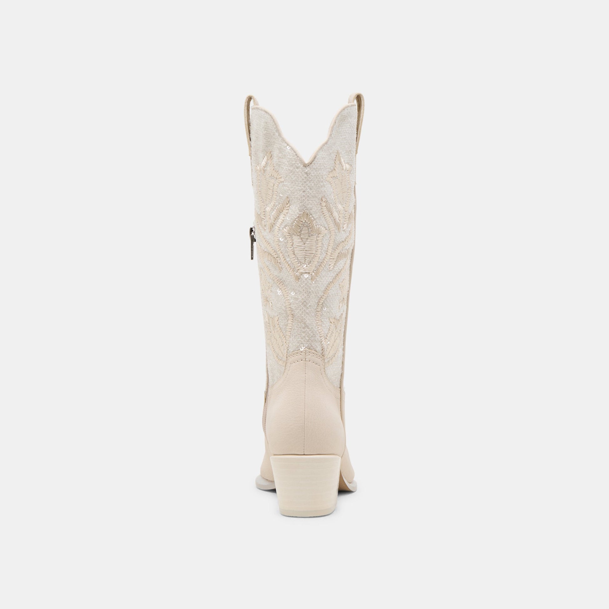 Dolce Vita Vorah Pearl Creme Sequin Boots