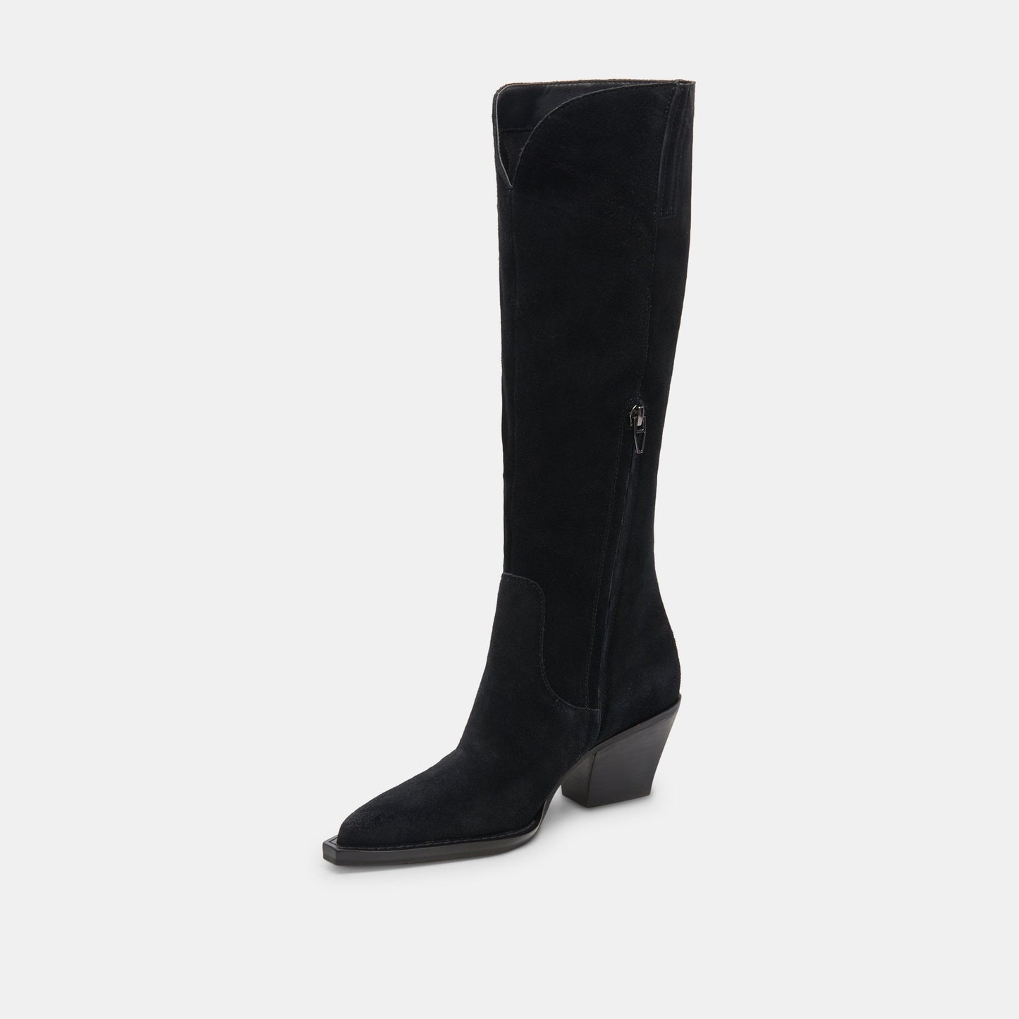 Dolce Vita Raj Boots in Onyx Suede | Women's Onyx Suede Knee-High Boots
 – Dolce Vita