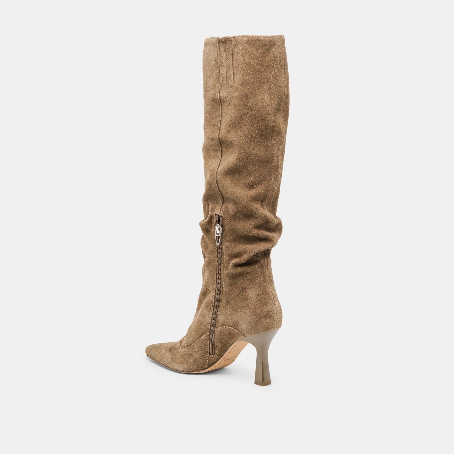 Dolce Vita Lousa Olive Suede Wide Calf Boots