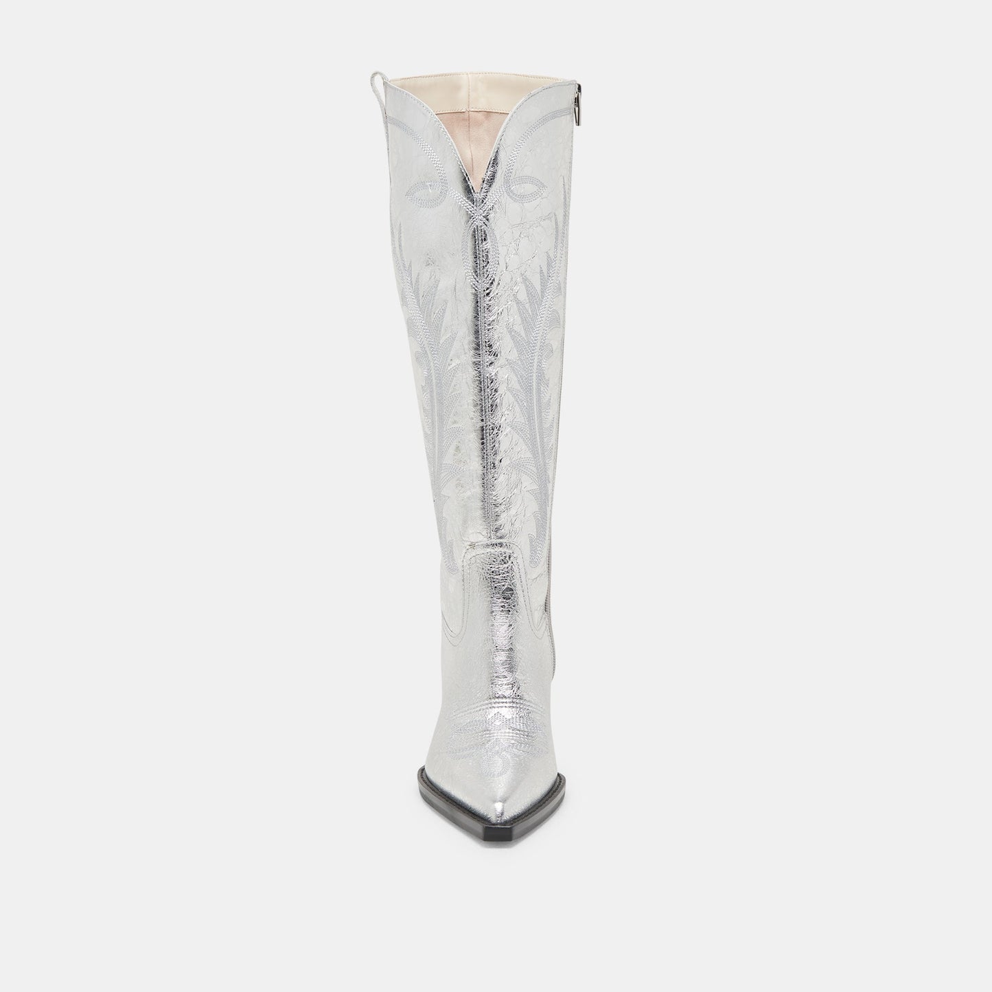 Dolce Vita Ryatt Extra Wide Calf Silver Boots | Distressed Leather Boots
 – Dolce Vita