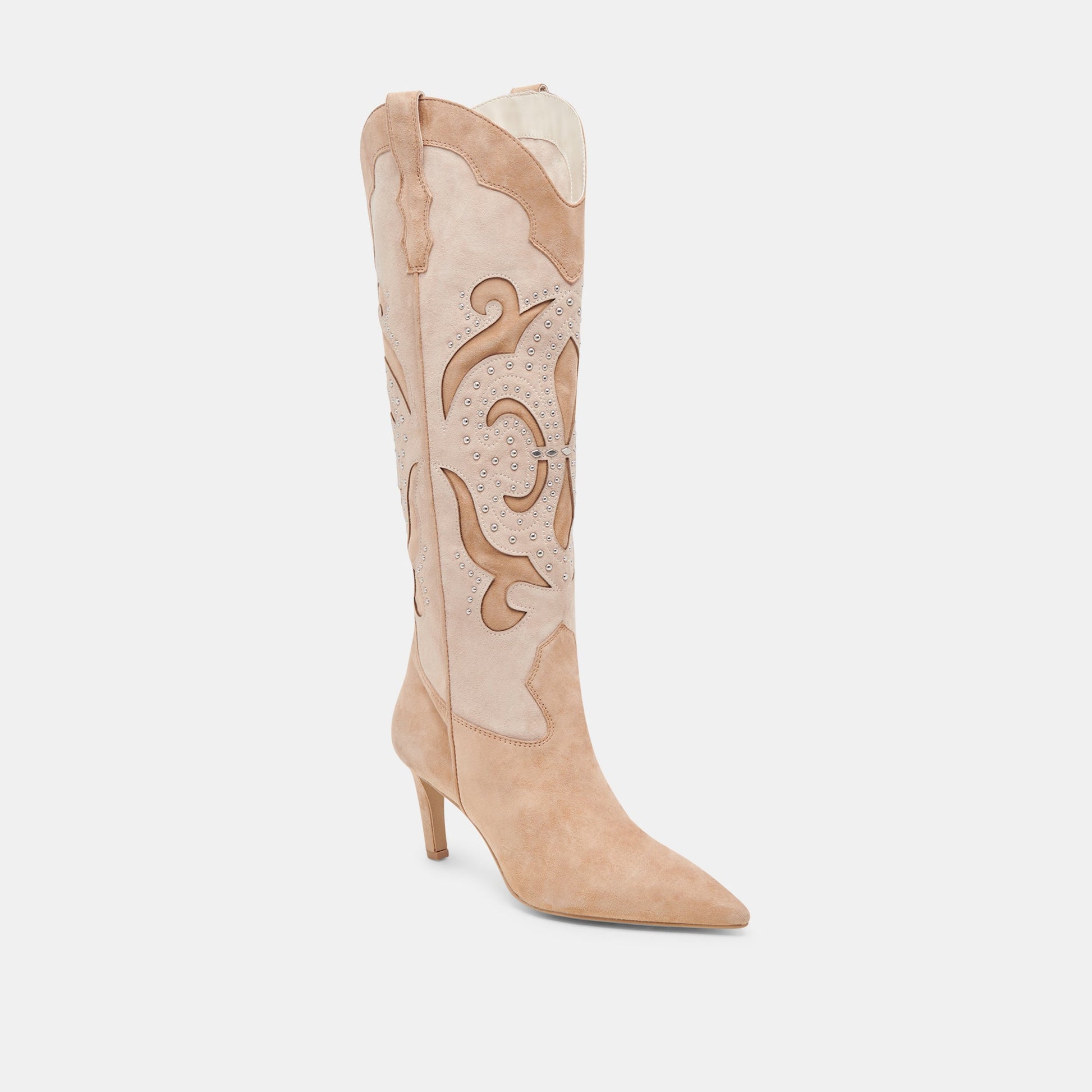Dolce Vita FINLEY STUD BOOTS CAMEL SUEDE
 – Dolce Vita