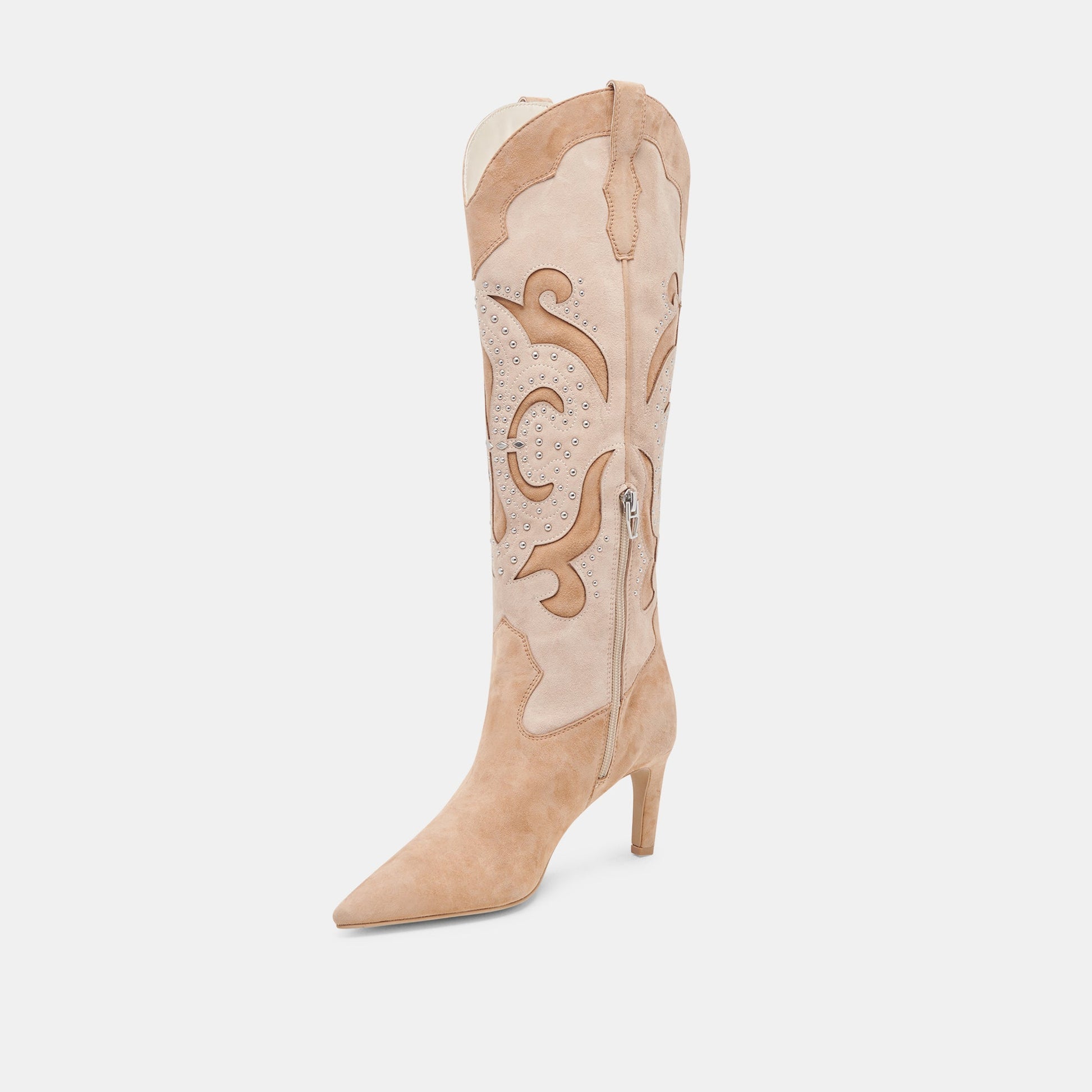 Dolce Vita FINLEY STUD BOOTS CAMEL SUEDE
 – Dolce Vita
