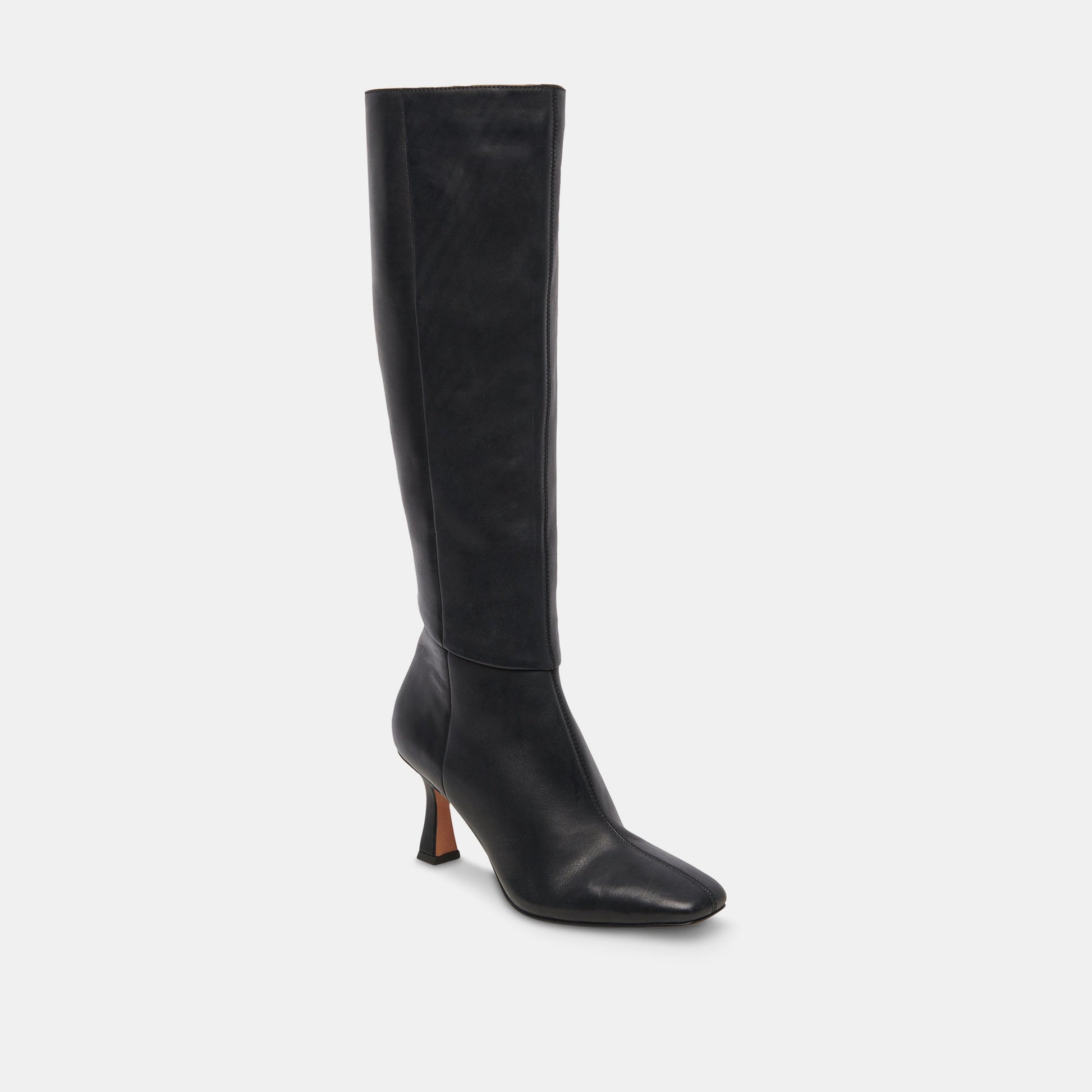 Dolce Vita Gyra Wide Calf Black Leather Boots | Black Knee-High Wide Calf Boots
 – Dolce Vita