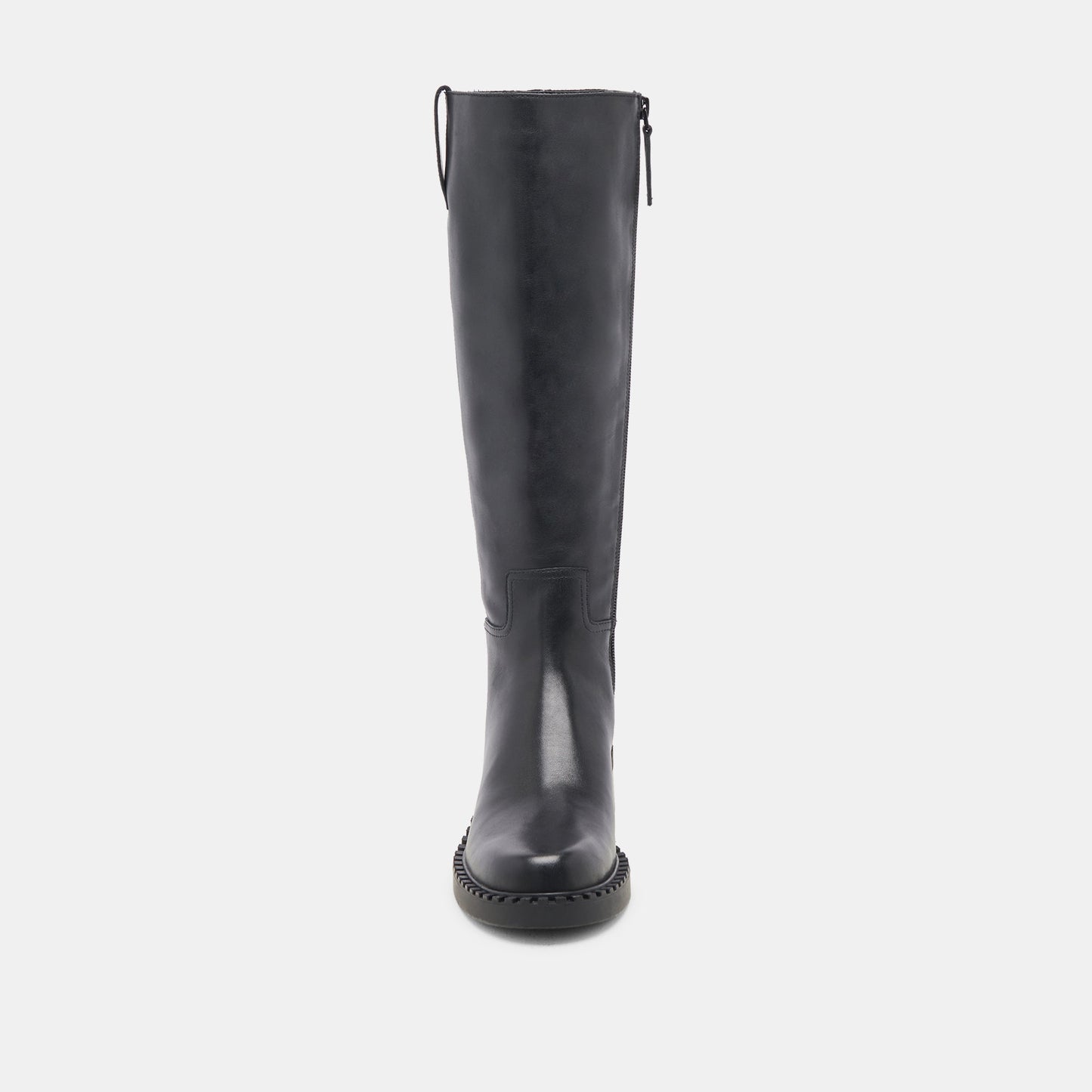 Dolce Vita Glory H2O Waterproof Black Leather Wide Calf Boots