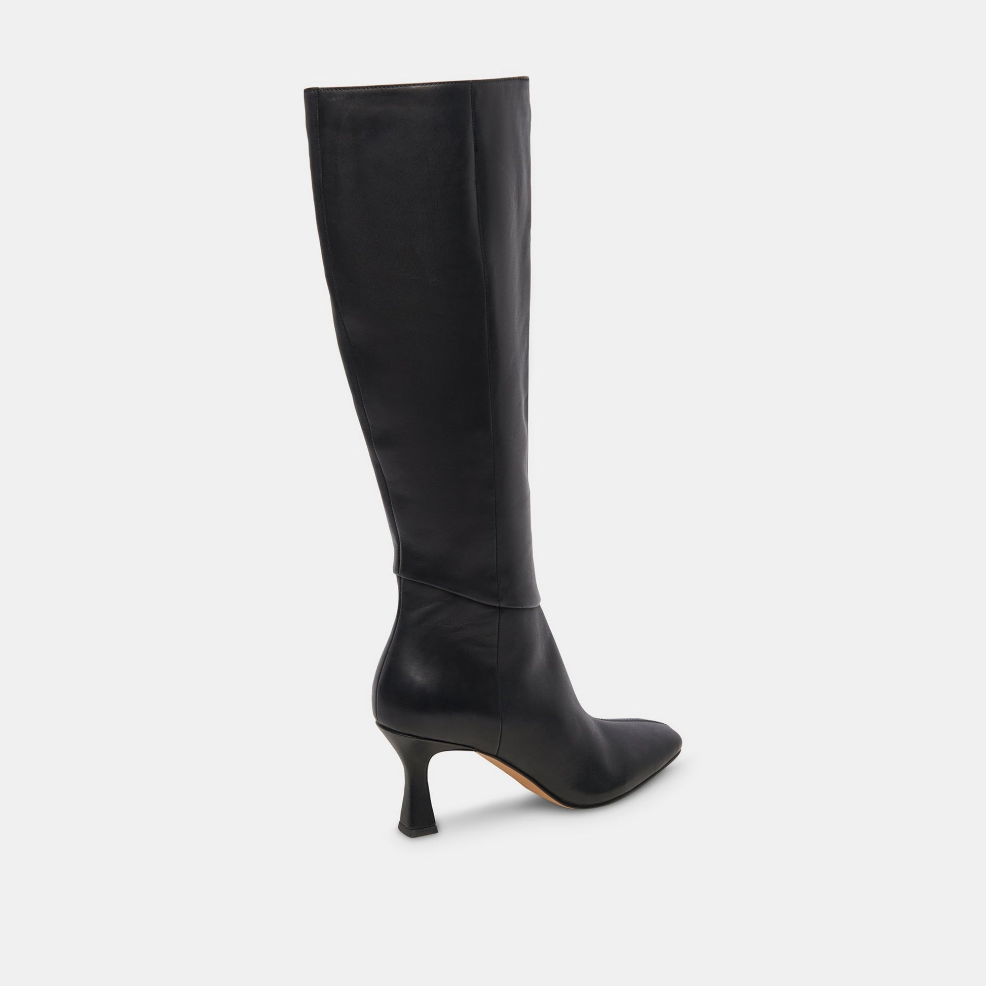 Dolce Vita Gyra Wide Calf Black Leather Boots | Black Knee-High Wide Calf Boots
 – Dolce Vita