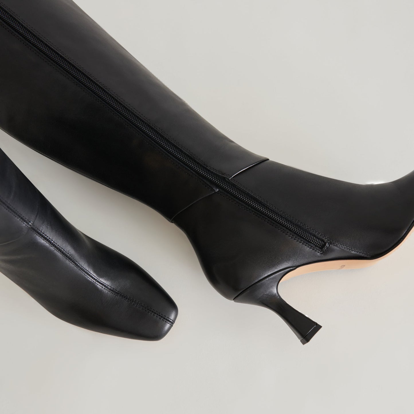 Dolce Vita Gyra Wide Calf Black Leather Boots | Black Knee-High Wide Calf Boots
 – Dolce Vita