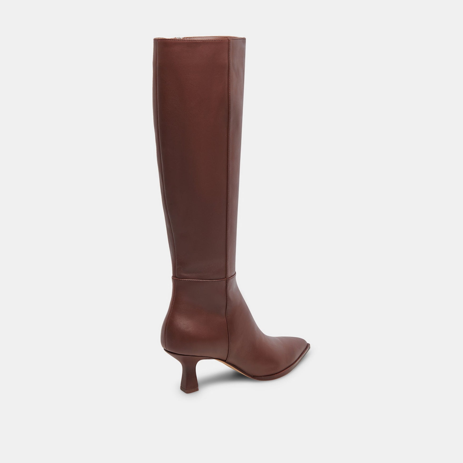 Dolce Vita Auggie Wide Calf Boots | Chocolate Leather Boots by Dolce Vita