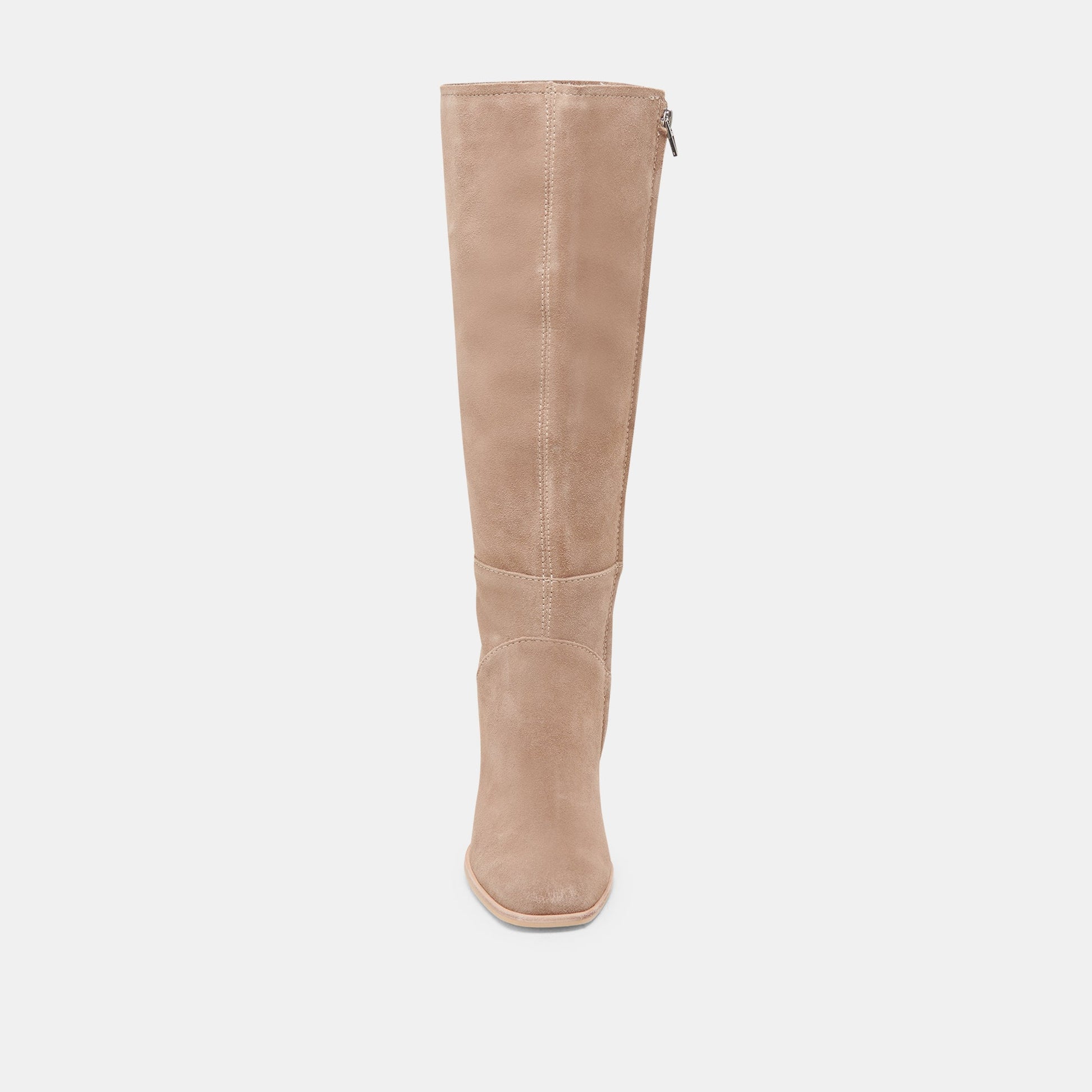Dolce Vita FYNN Wide Calf Boots Truffle Suede | Truffle Suede Knee-High Boots
 – Dolce Vita