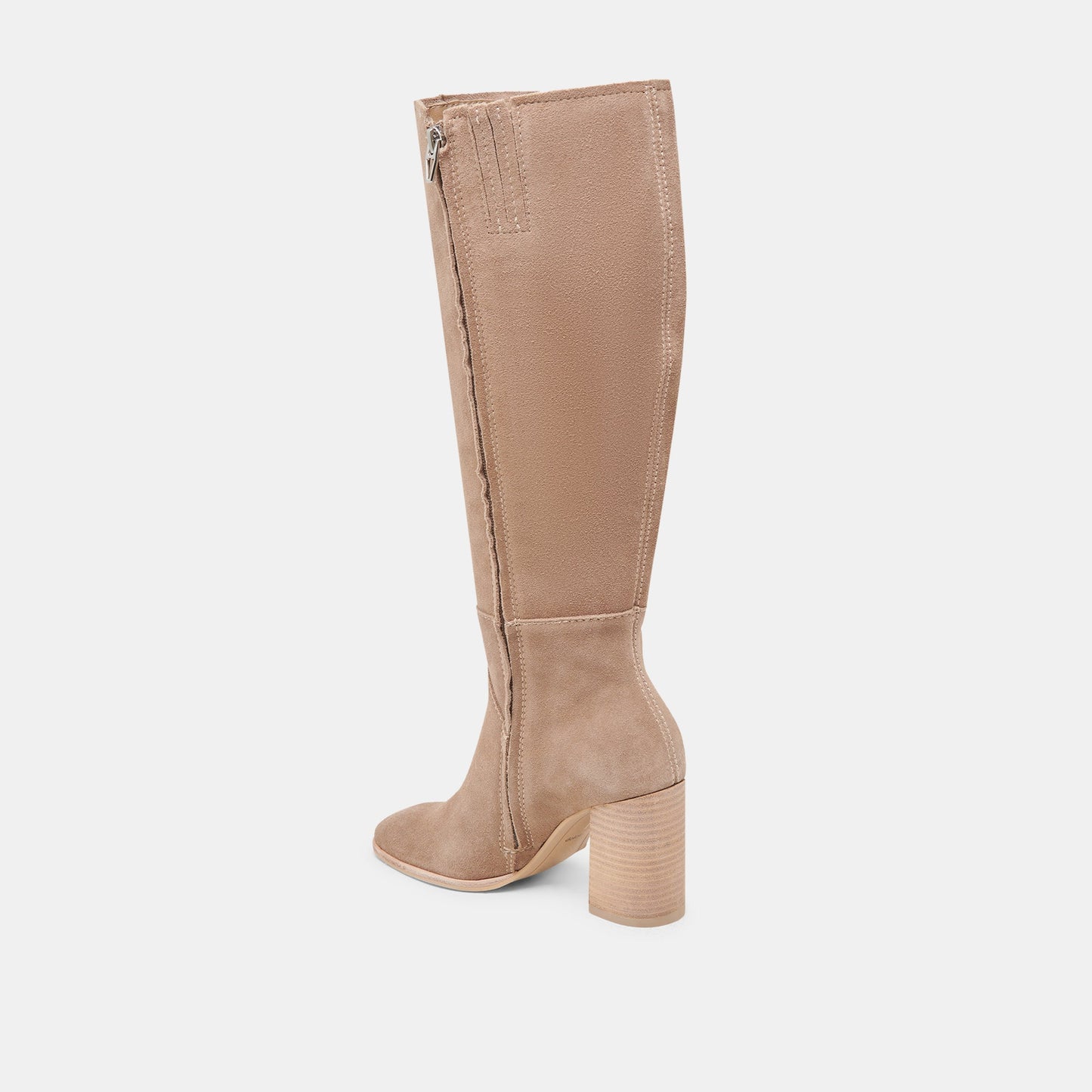 Dolce Vita FYNN Wide Calf Boots Truffle Suede | Truffle Suede Knee-High Boots
 – Dolce Vita