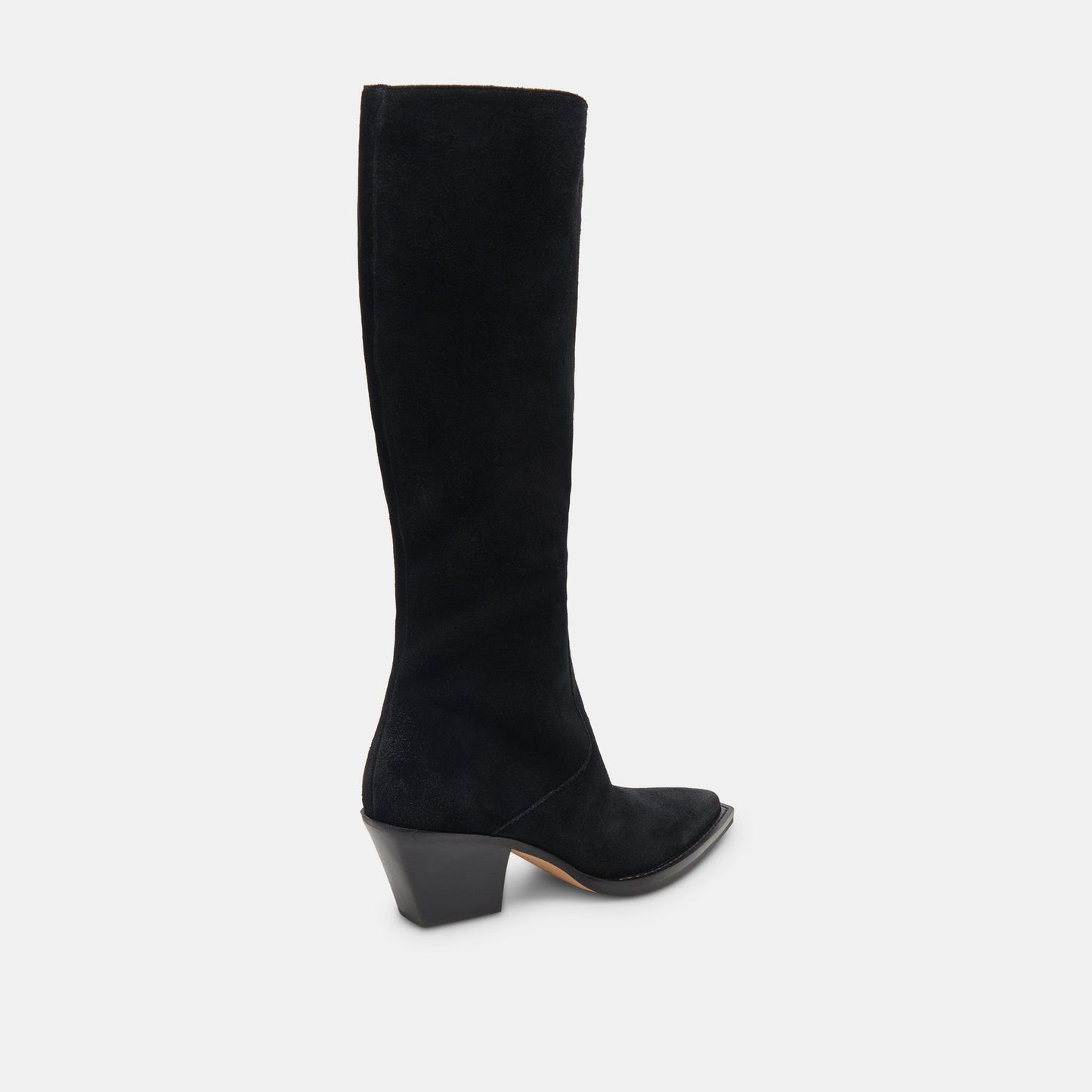 Dolce Vita RAJ Wide Calf Boots Onyx Suede | Women's Onyx Suede Knee-High Boots
 – Dolce Vita