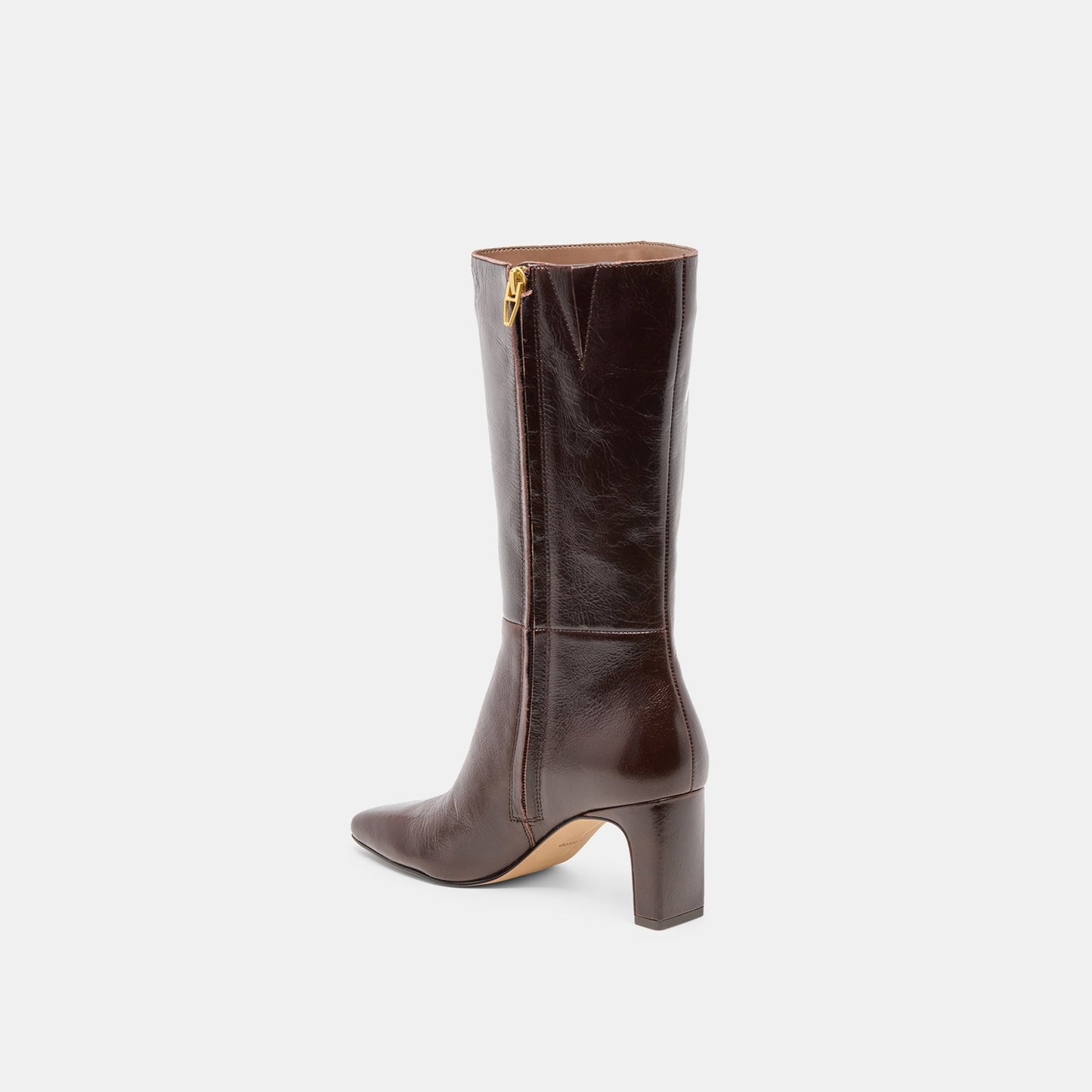 Dolce Vita Riggs Wide Calf Chocolate Leather Boots