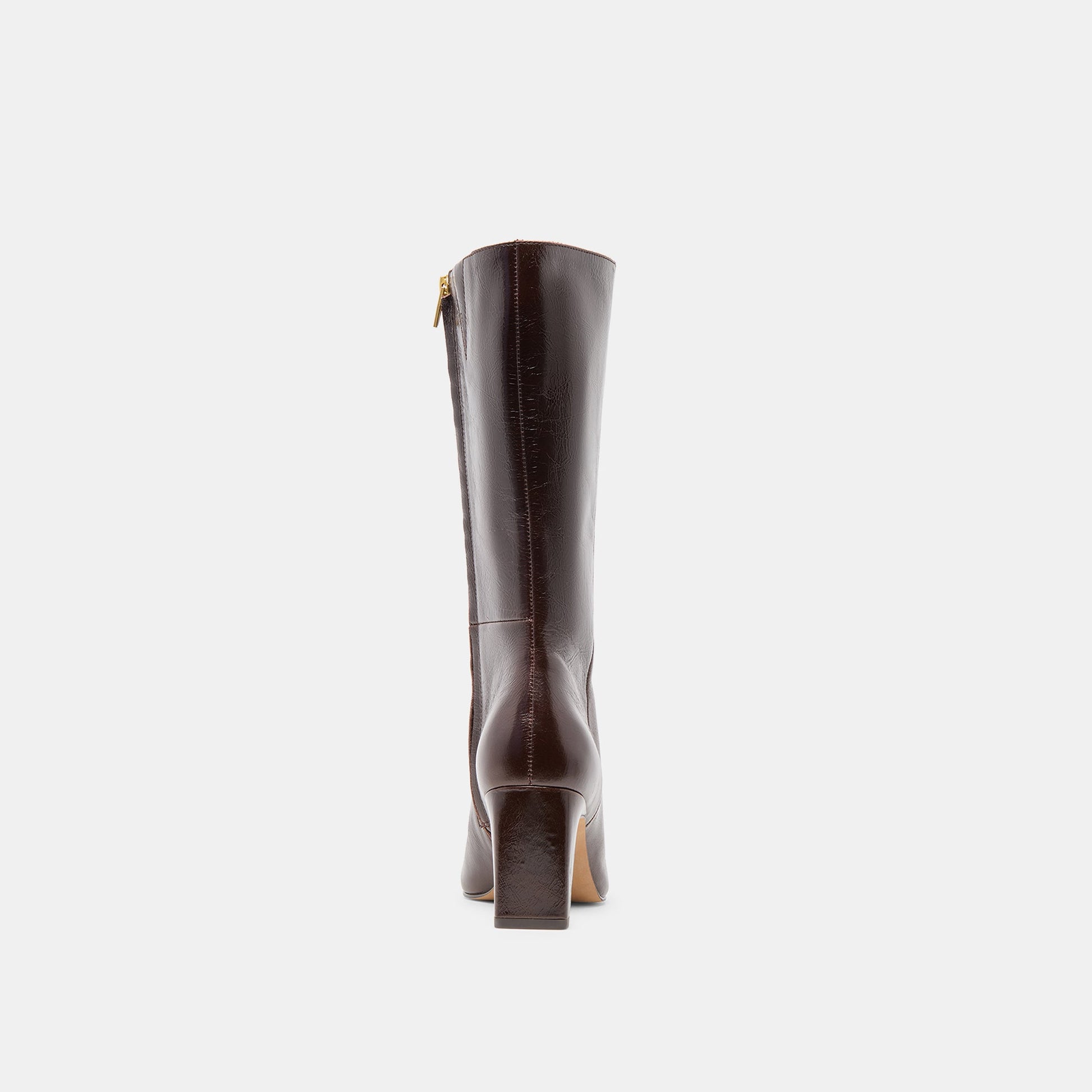 Dolce Vita Riggs Wide Calf Chocolate Leather Boots
