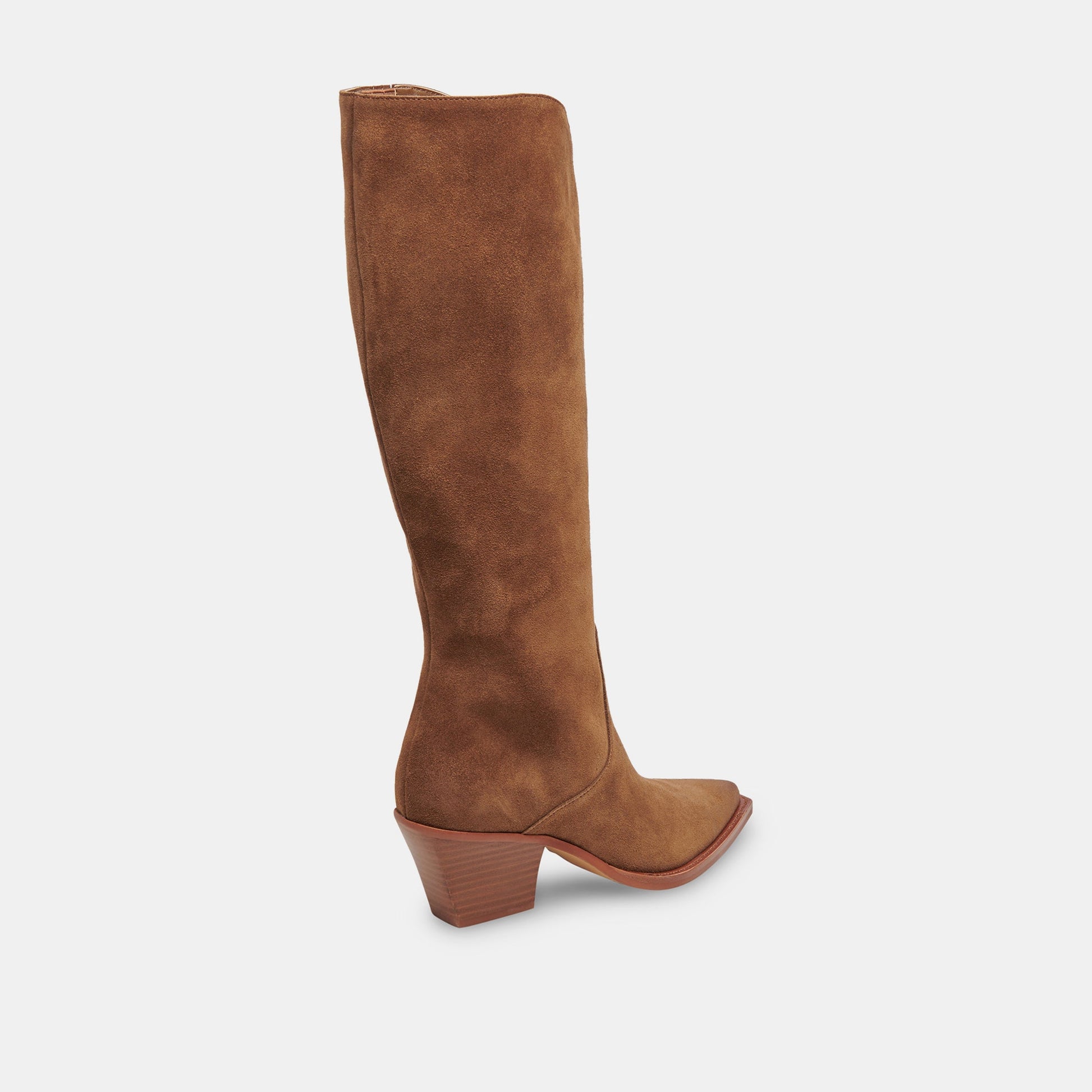 Dolce Vita RAJ Wide Calf Boots Brown Suede | Women's Brown Suede Knee-High Boots
 – Dolce Vita