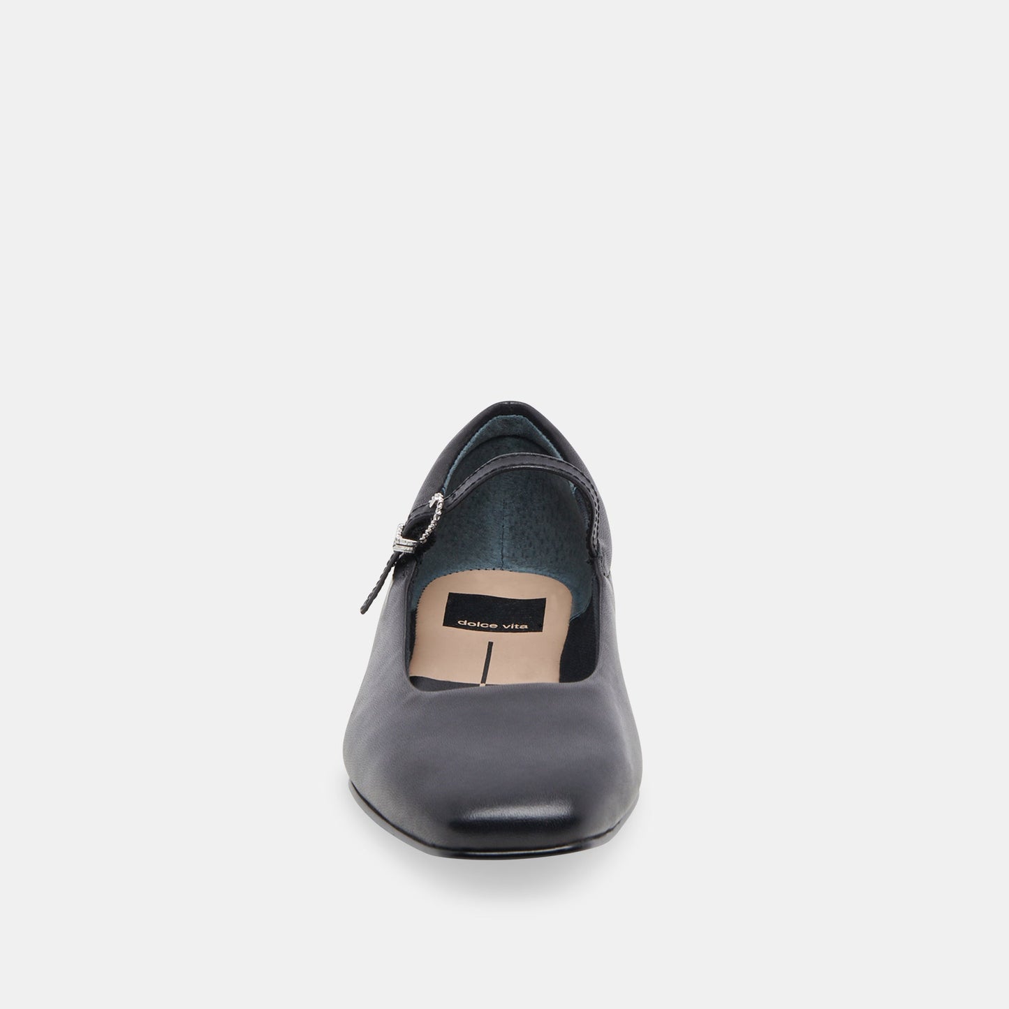 Dolce Vita Reyes Black Leather Ballet Flats