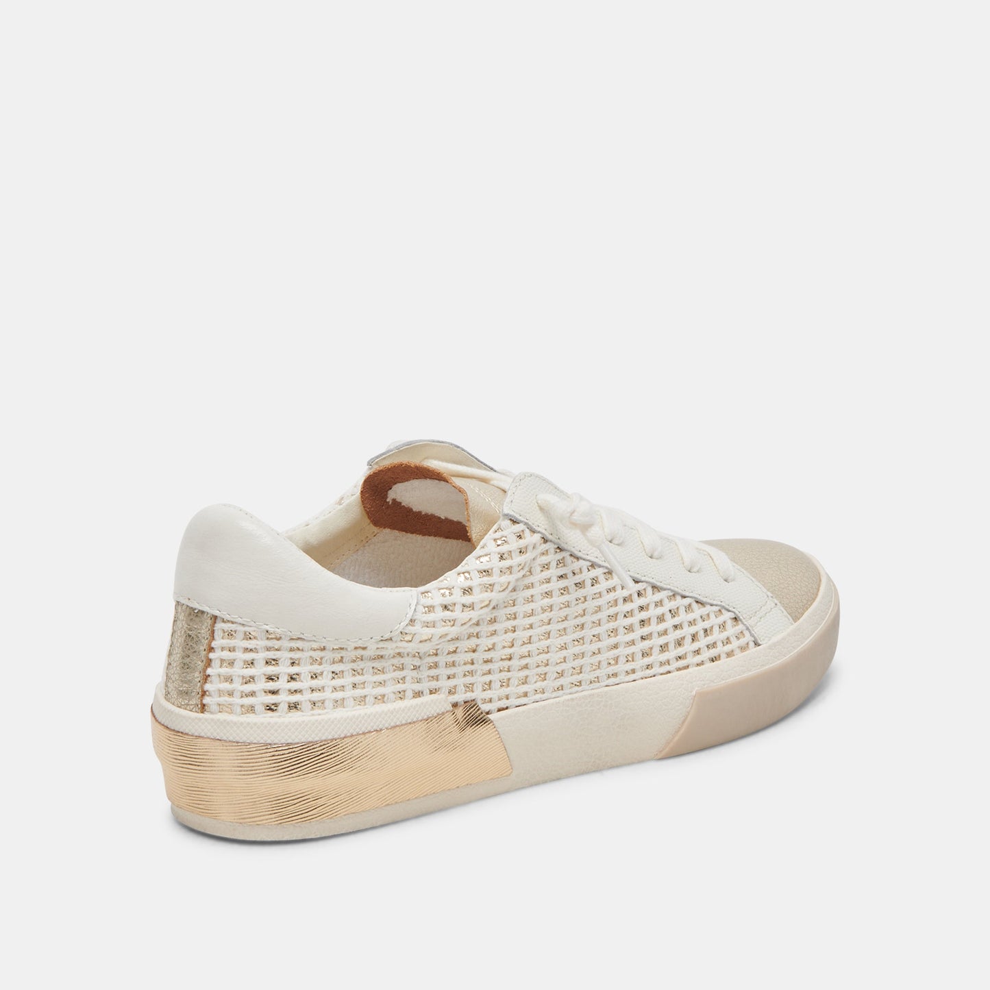 Dolce Vita ZINA SNEAKERS BONE GOLD WOVEN
 – Dolce Vita