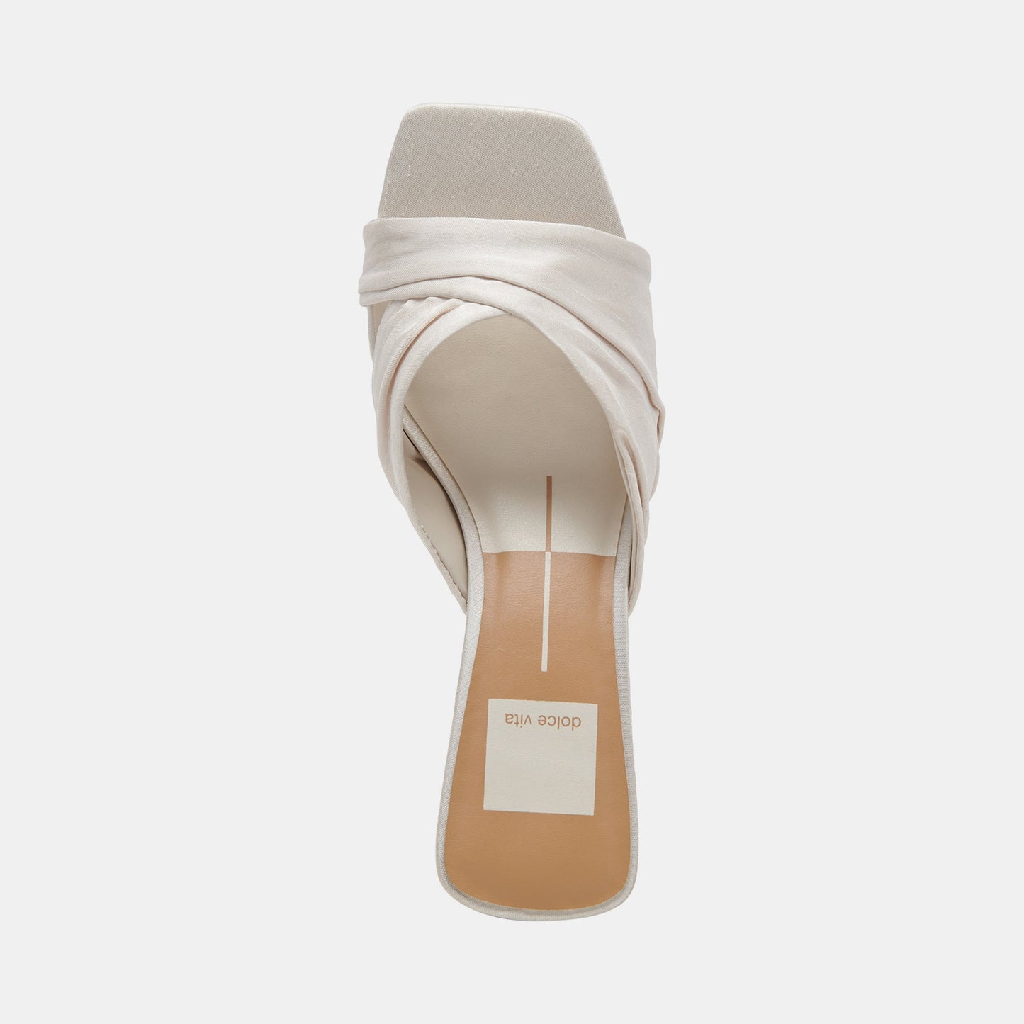 Dolce Vita CARLAN HEELS OFF WHITE SILK
 – Dolce Vita