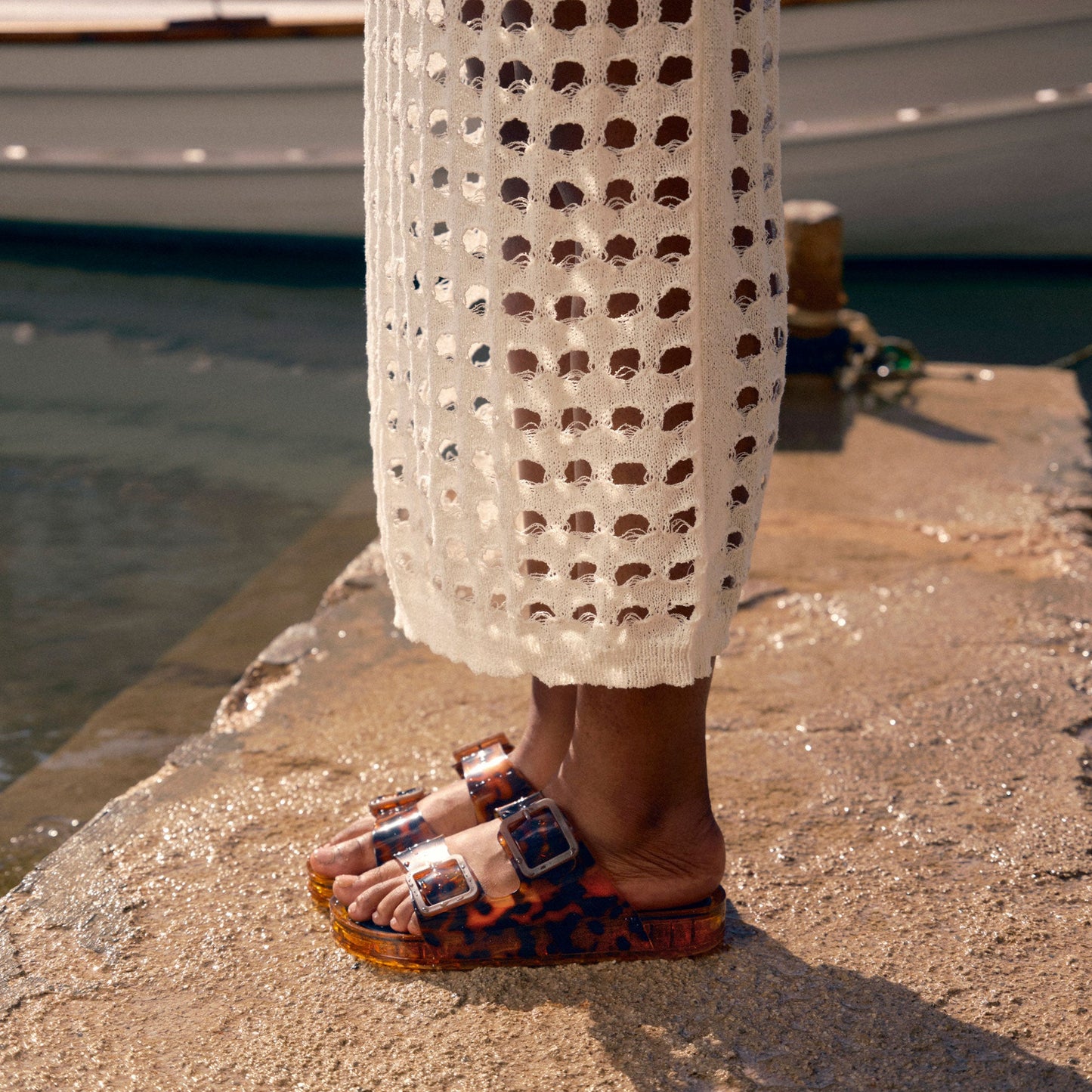 Dolce Vita Julio Tortoise Vinyl Sandals