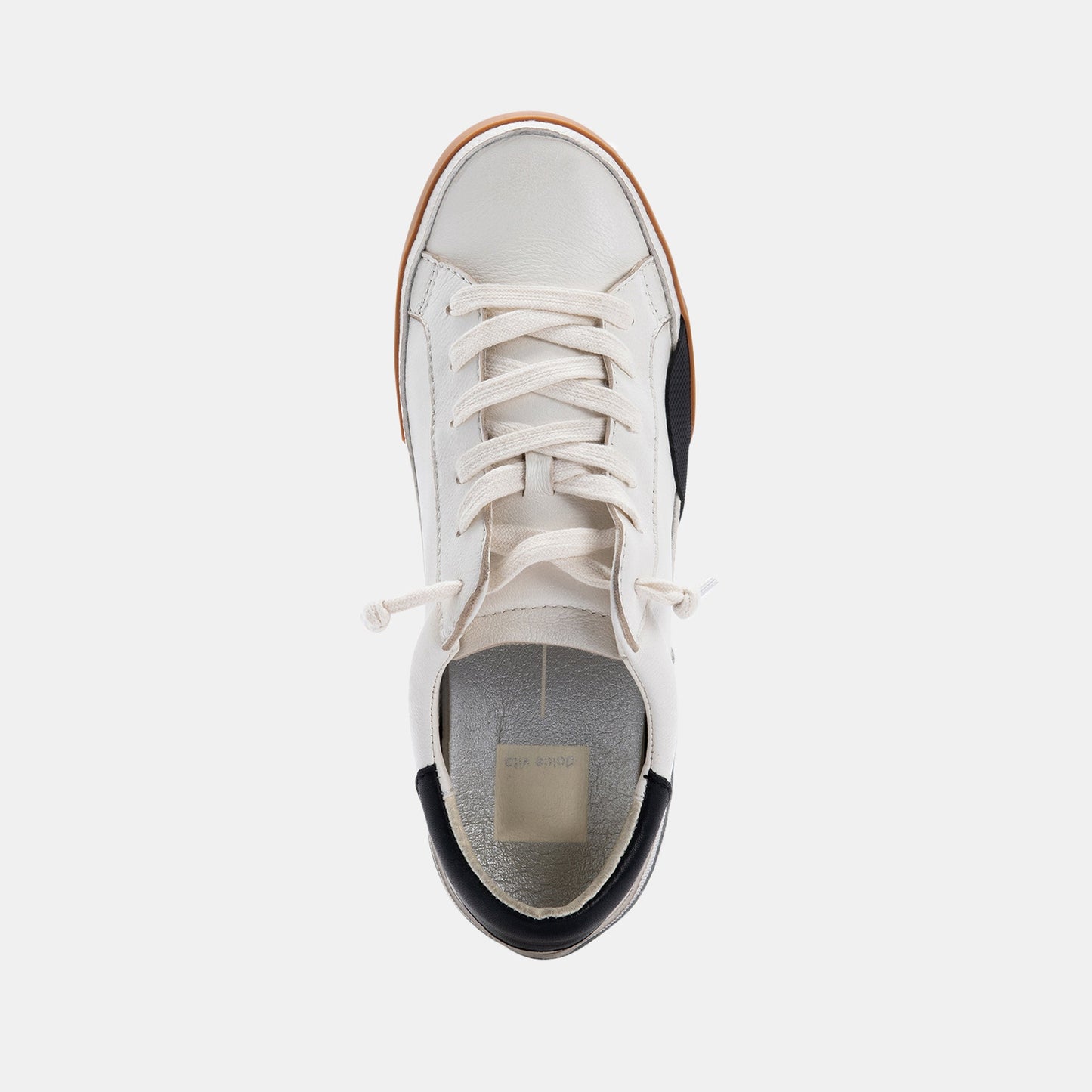 Dolce Vita ZINA SNEAKERS WHITE BLACK LEATHER
 – Dolce Vita