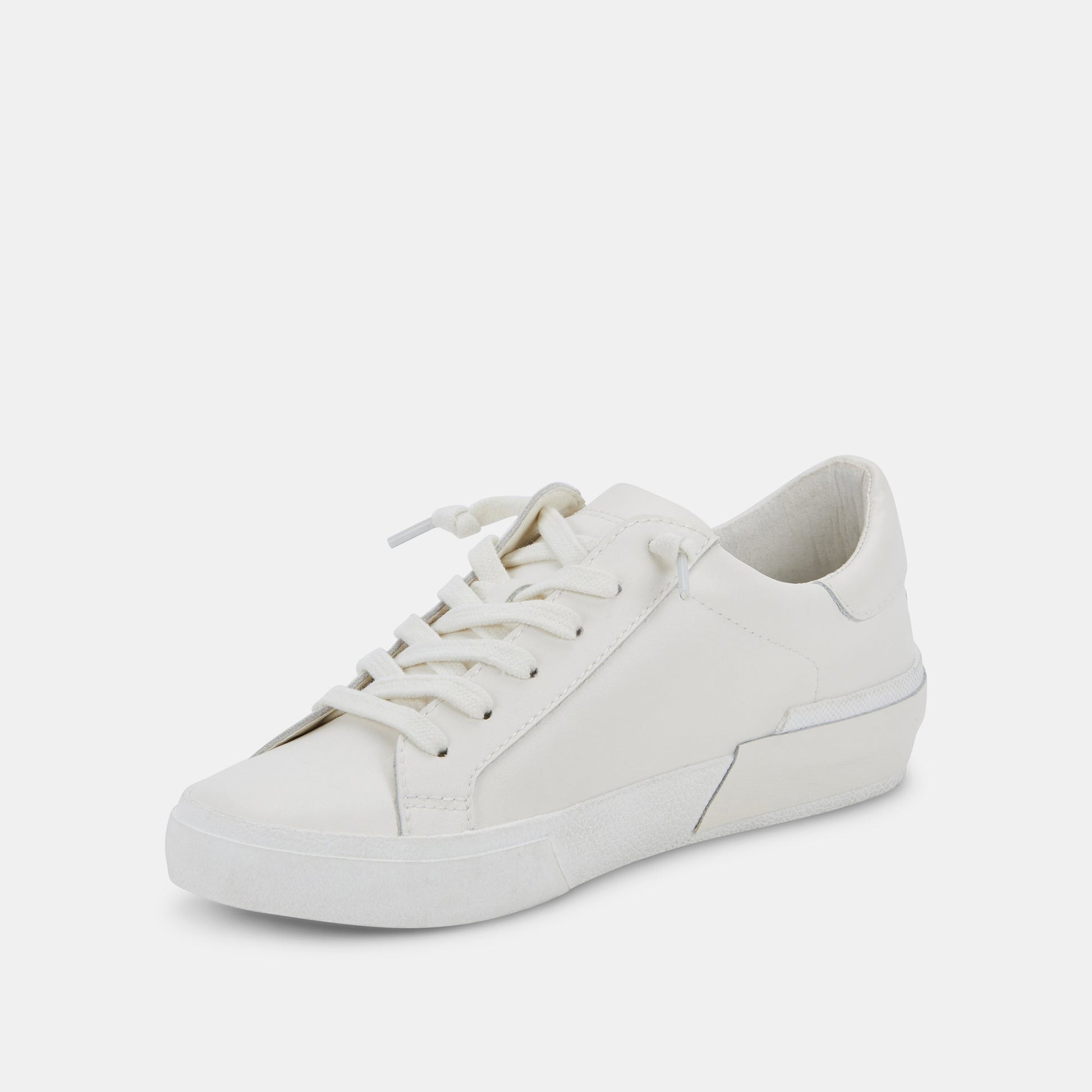 Dolce Vita Zina 306 Sneakers White Recycled Leather | White Leather Sneakers
 – Dolce Vita