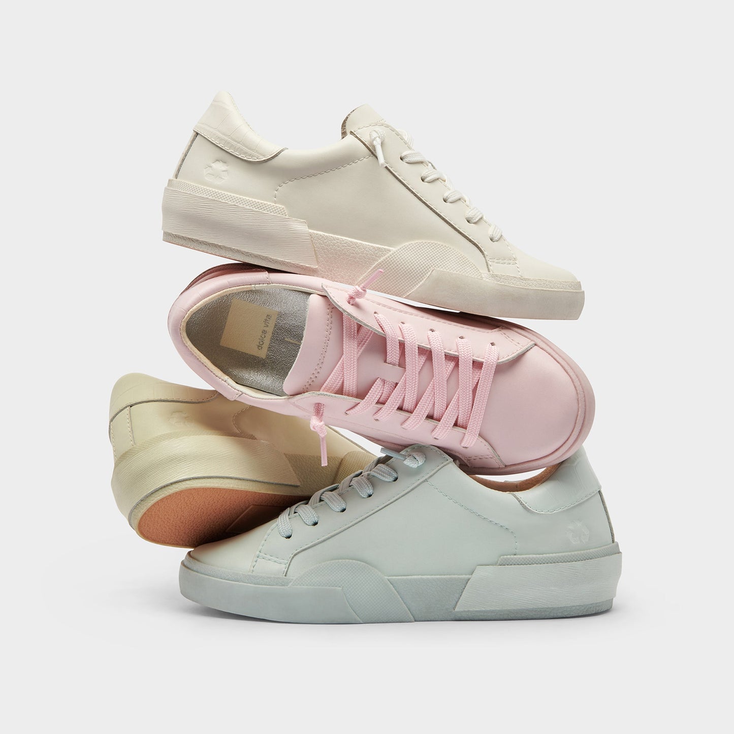 Dolce Vita Zina 306 Sneakers White Recycled Leather | White Leather Sneakers
 – Dolce Vita