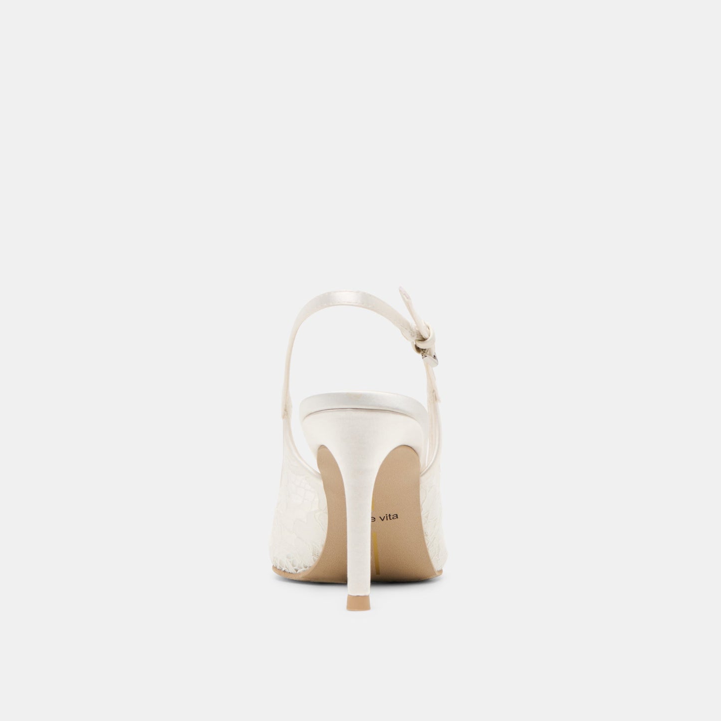 Dolce Vita Yami True White Lace Heels
