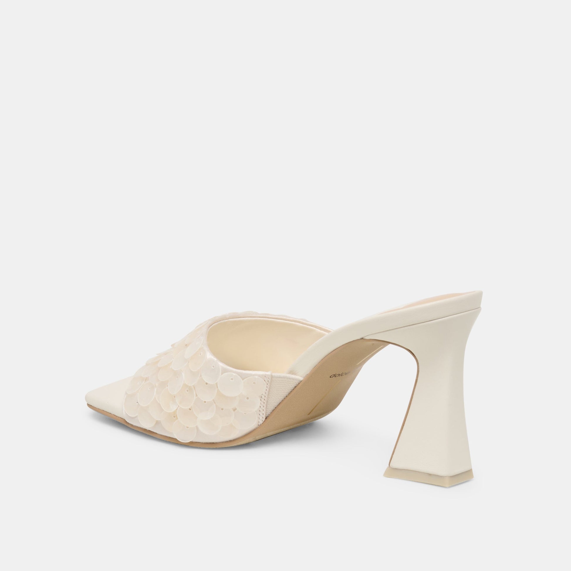 Dolce Vita Nandy Confetti Ivory Sequin Heels