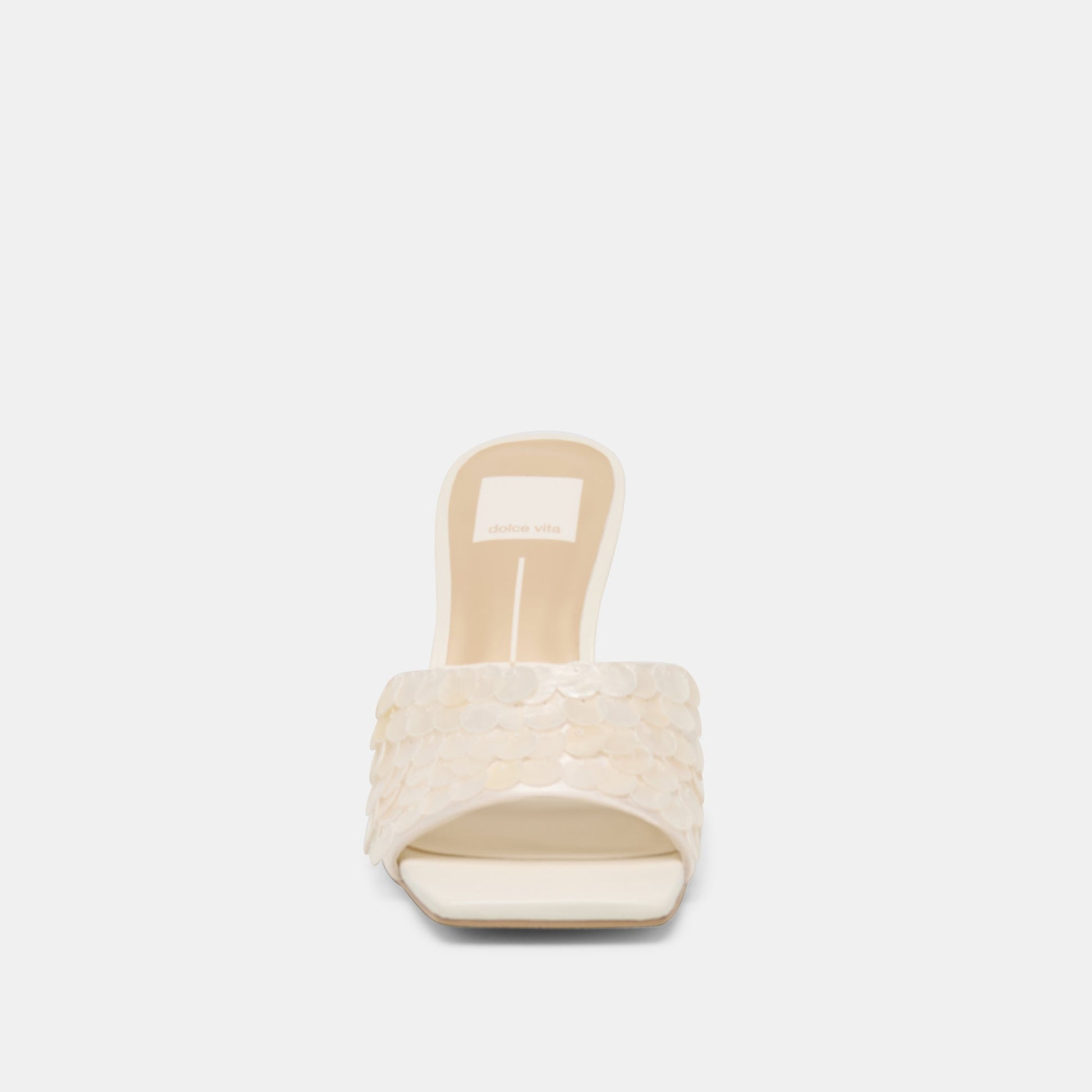 Dolce Vita Nandy Confetti Ivory Sequin Heels