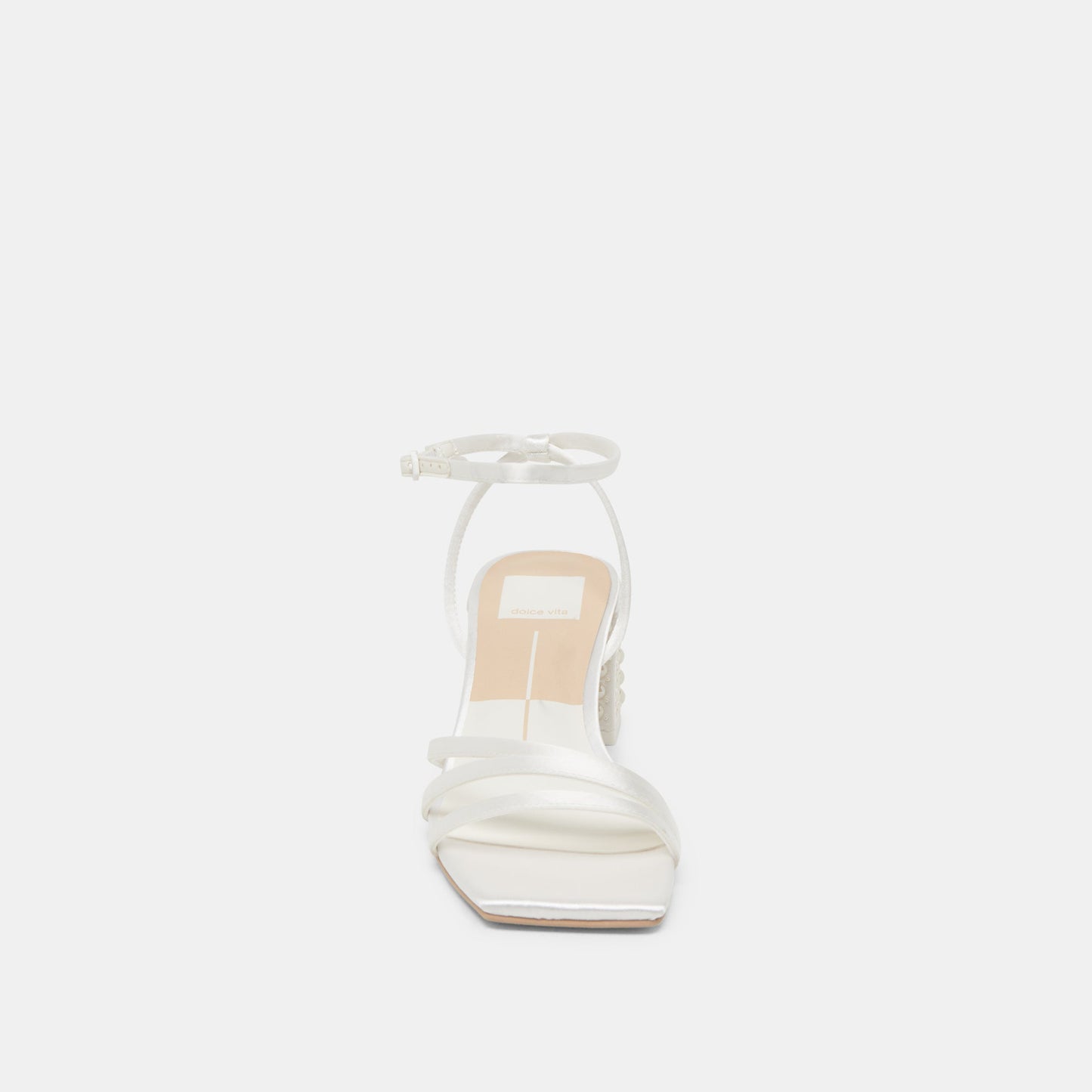 Dolce Vita YSABEL PEARL HEELS TRUE WHITE SATIN
 – Dolce Vita