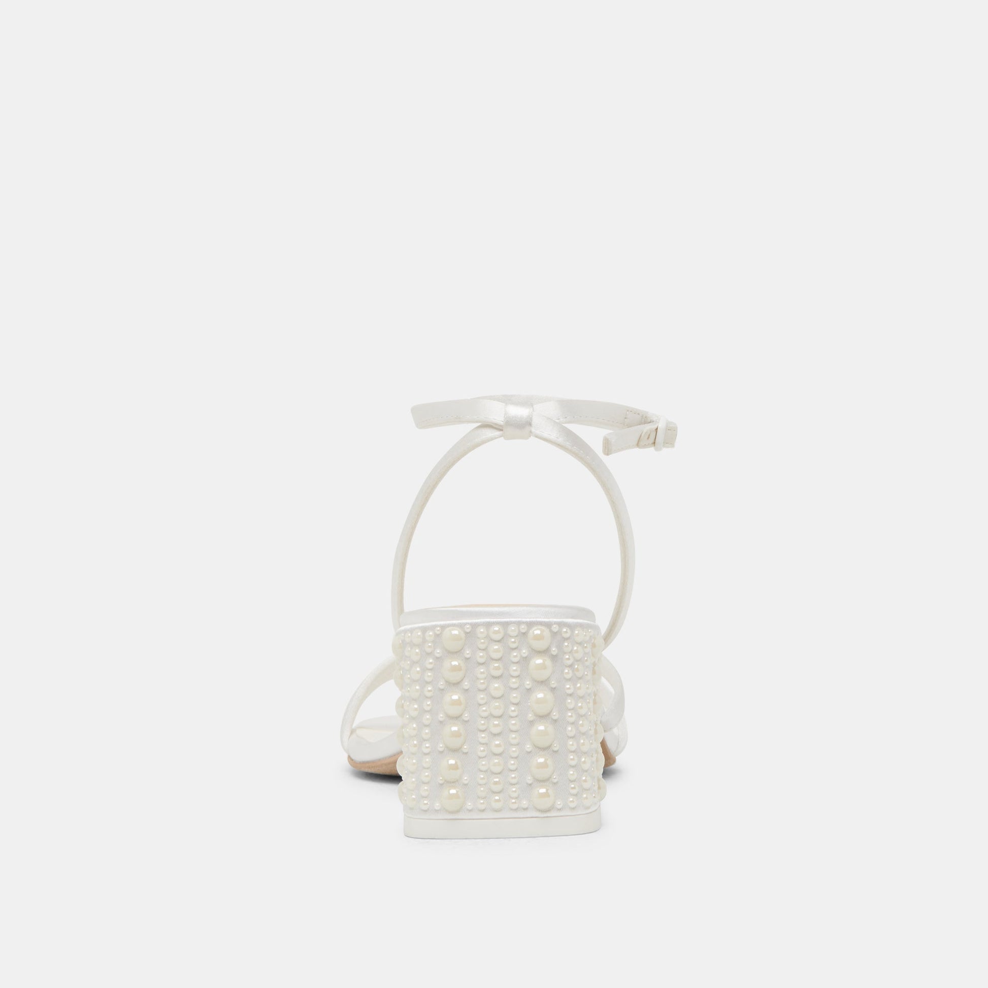 Dolce Vita YSABEL PEARL HEELS TRUE WHITE SATIN
 – Dolce Vita