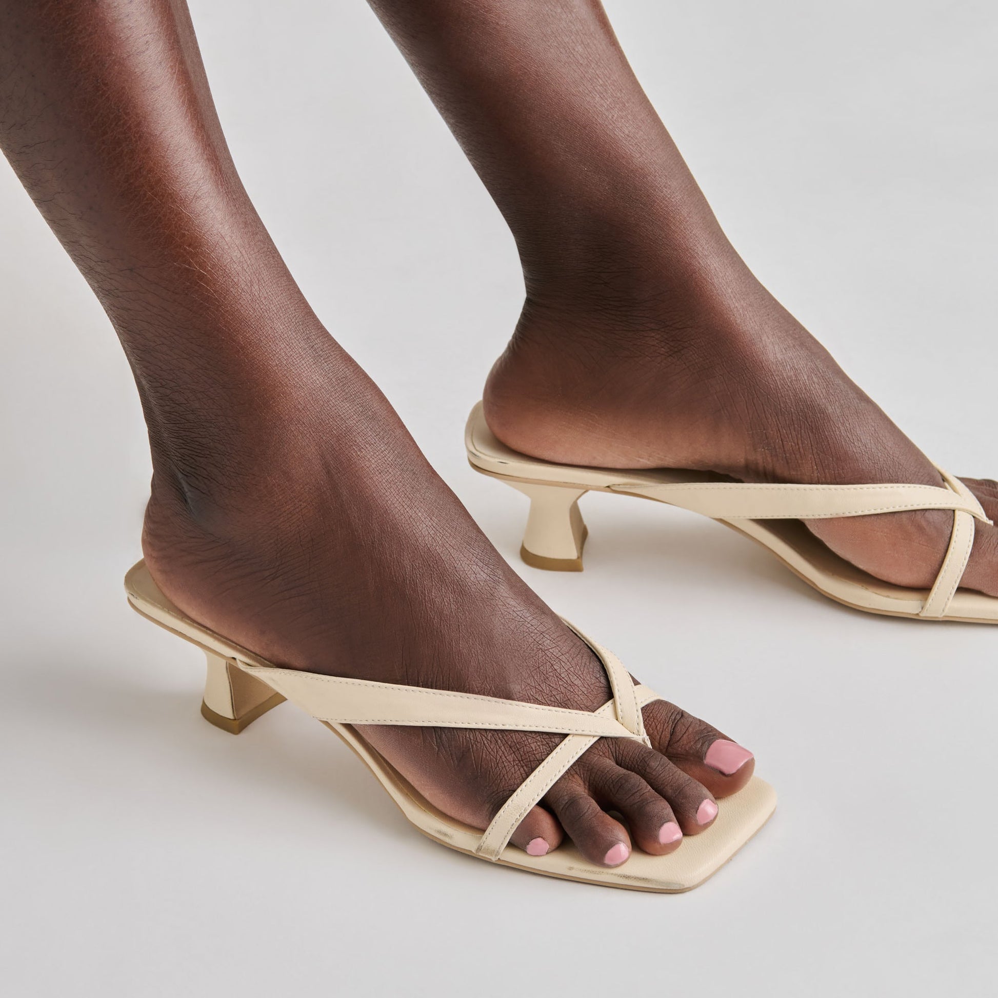 Dolce Vita BREVEL HEELS BONE LEATHER
 – Dolce Vita