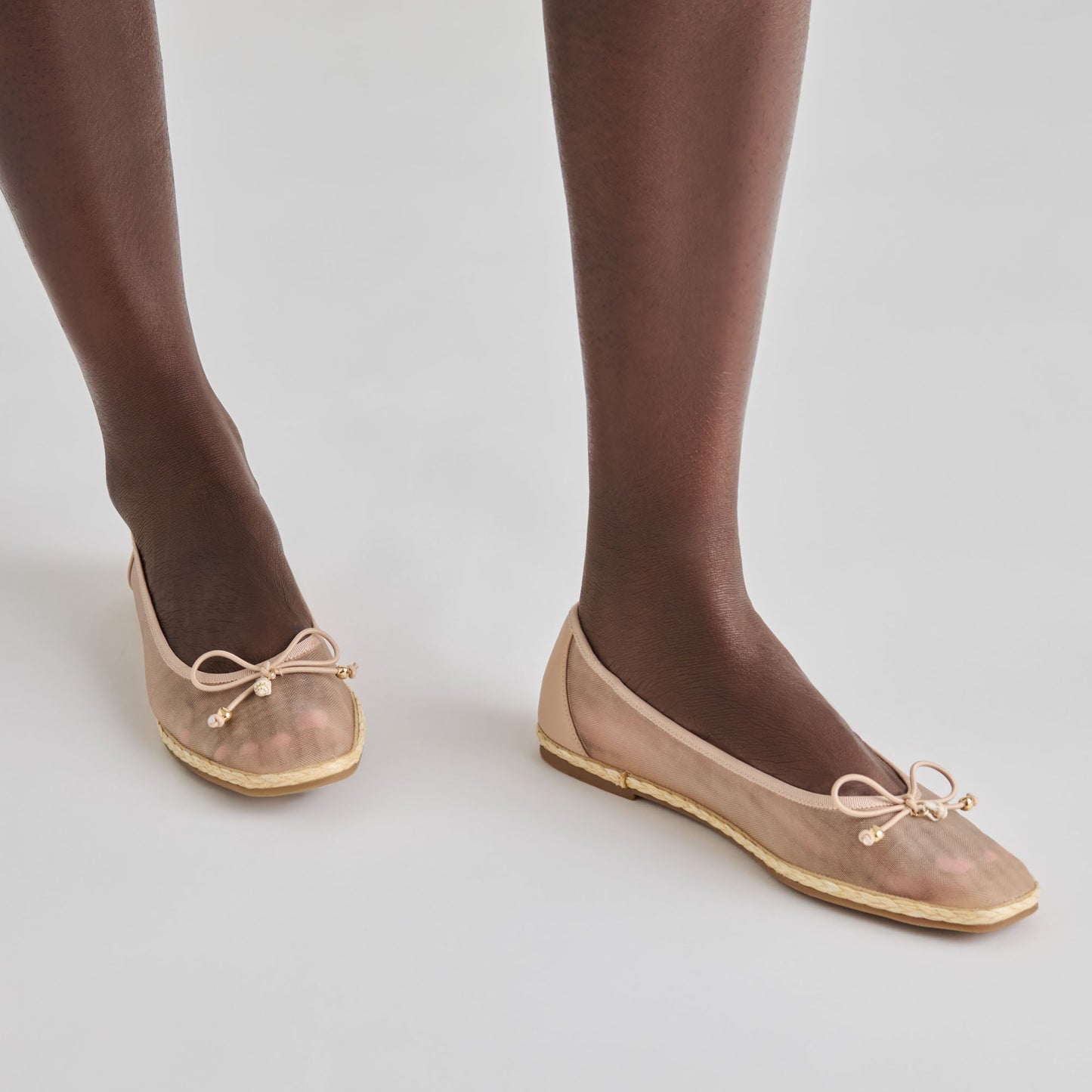 Dolce Vita Tianna Mesh Blush Mesh Ballet Flats