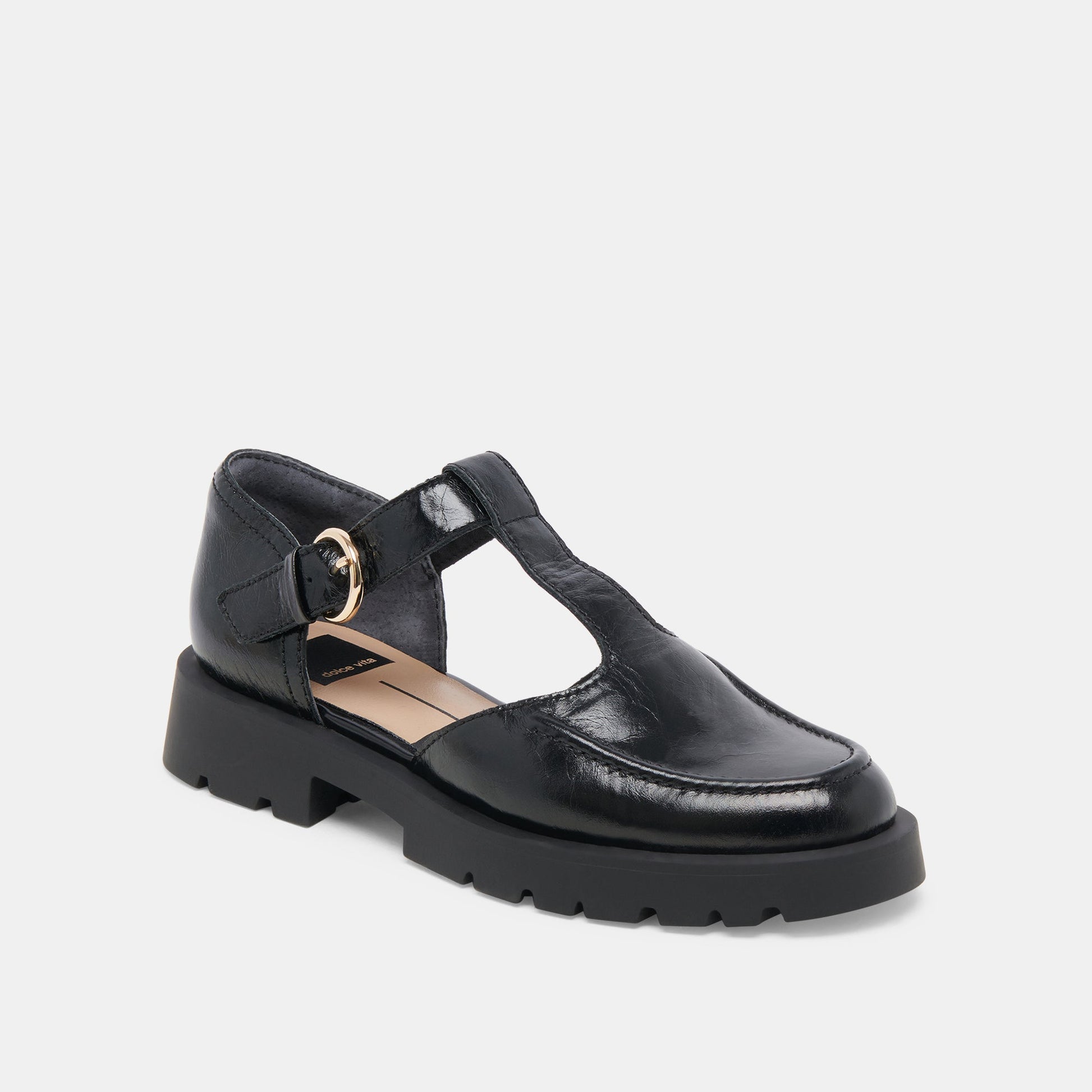 Dolce Vita EMILIO FLATS MIDNIGHT CRINKLE PATENT LEATHER
 – Dolce Vita