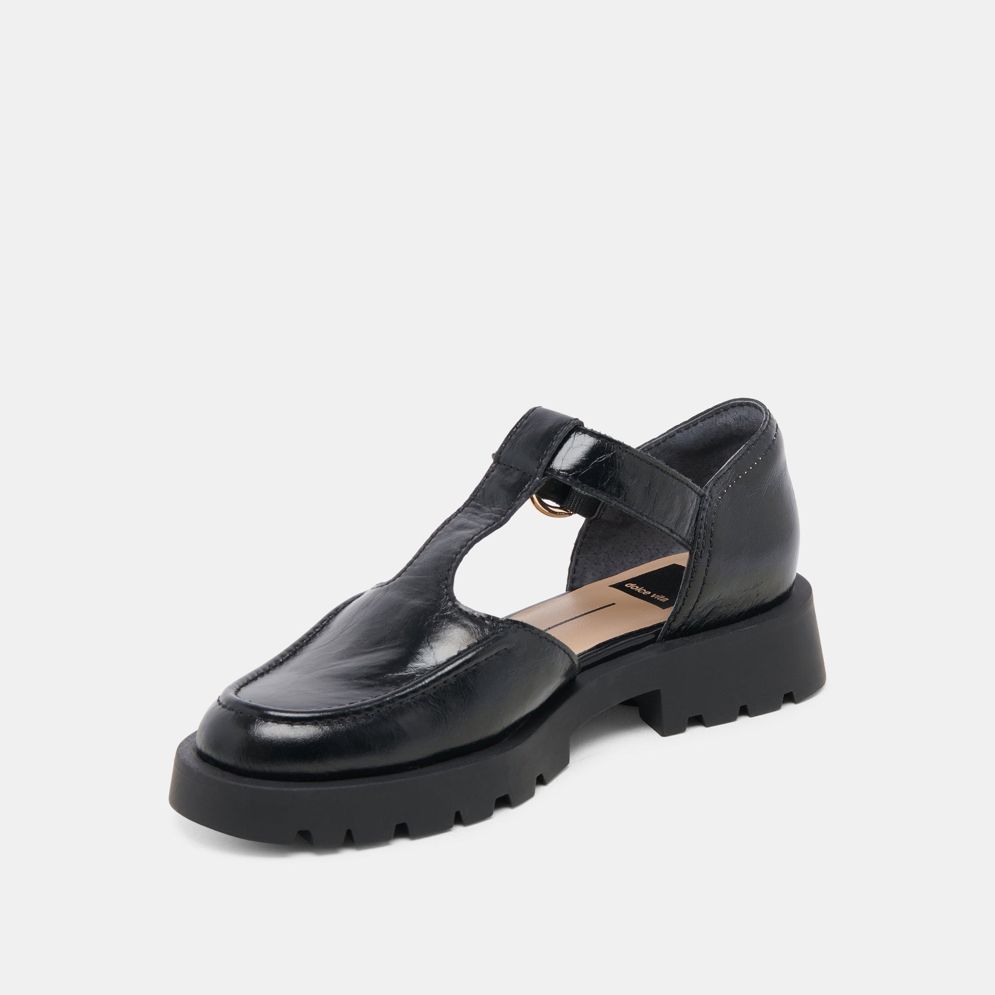 Dolce Vita EMILIO FLATS MIDNIGHT CRINKLE PATENT LEATHER
 – Dolce Vita
