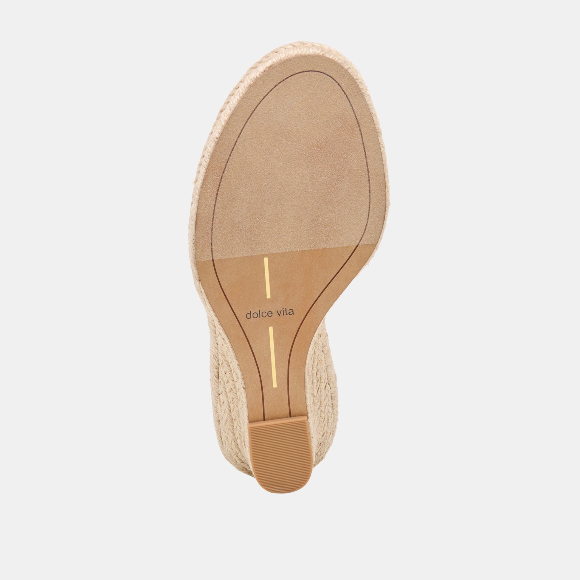 Dolce Vita Vaya Ecru Linen Wedges