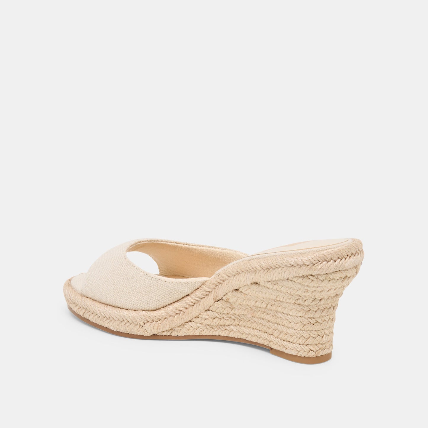 Dolce Vita Vaya Ecru Linen Wedges