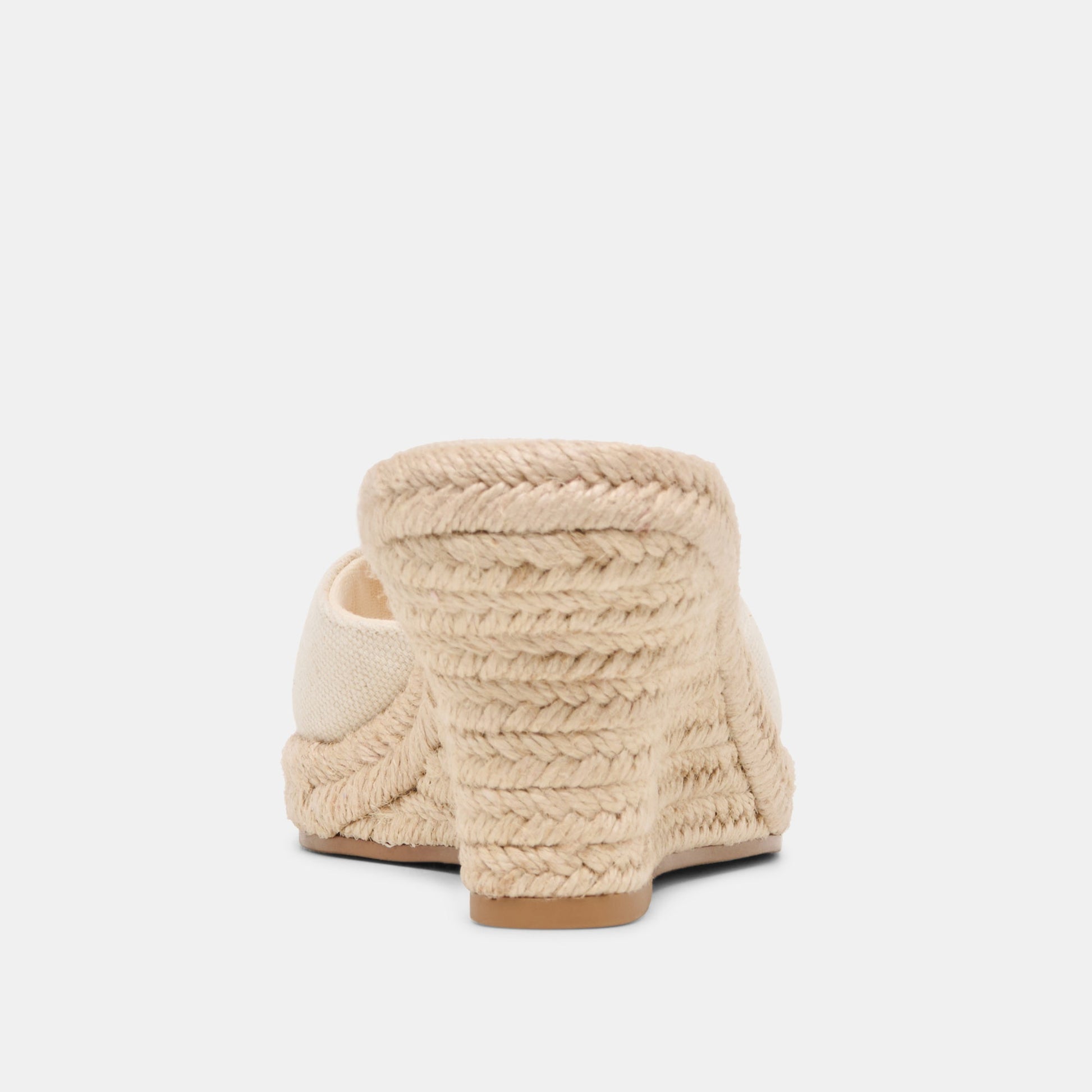 Dolce Vita Vaya Ecru Linen Wedges