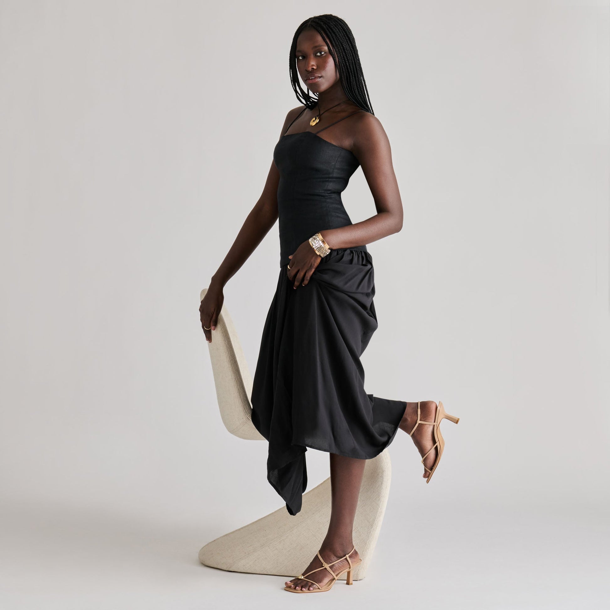Dolce Vita Mylee Light Tan Leather Heels