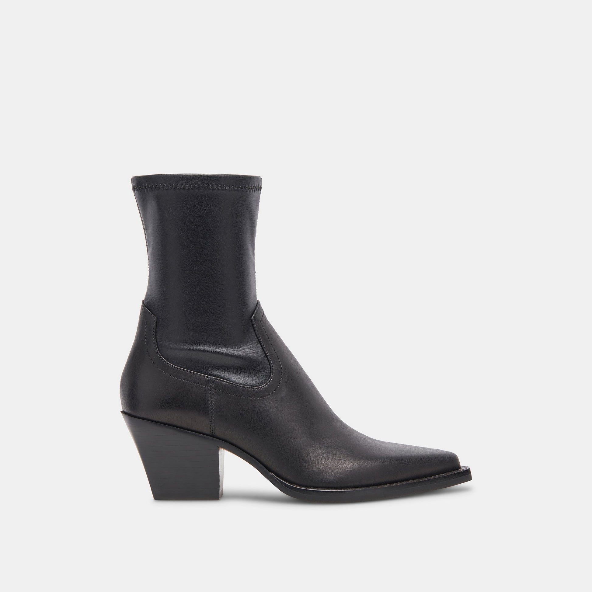 Dolce Vita Rutger Boots Black Leather | Women's Black Leather Mid-Ankle Boots
 – Dolce Vita