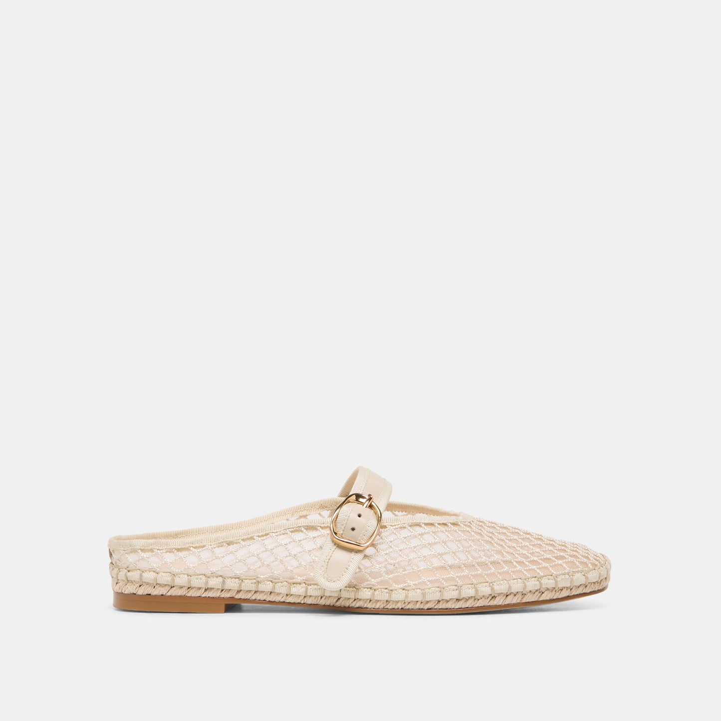Dolce Vita Milie Ecru Woven Mesh Flats