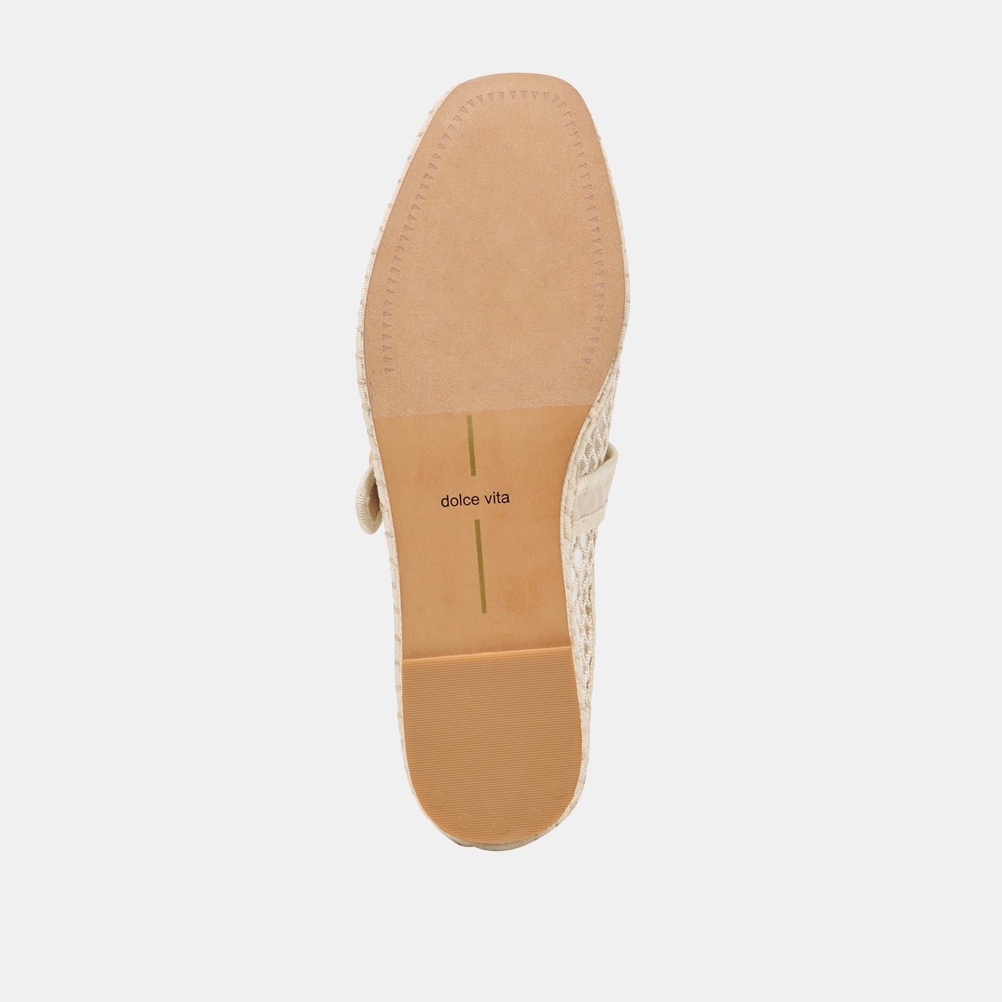 Dolce Vita Milie Ecru Woven Mesh Flats