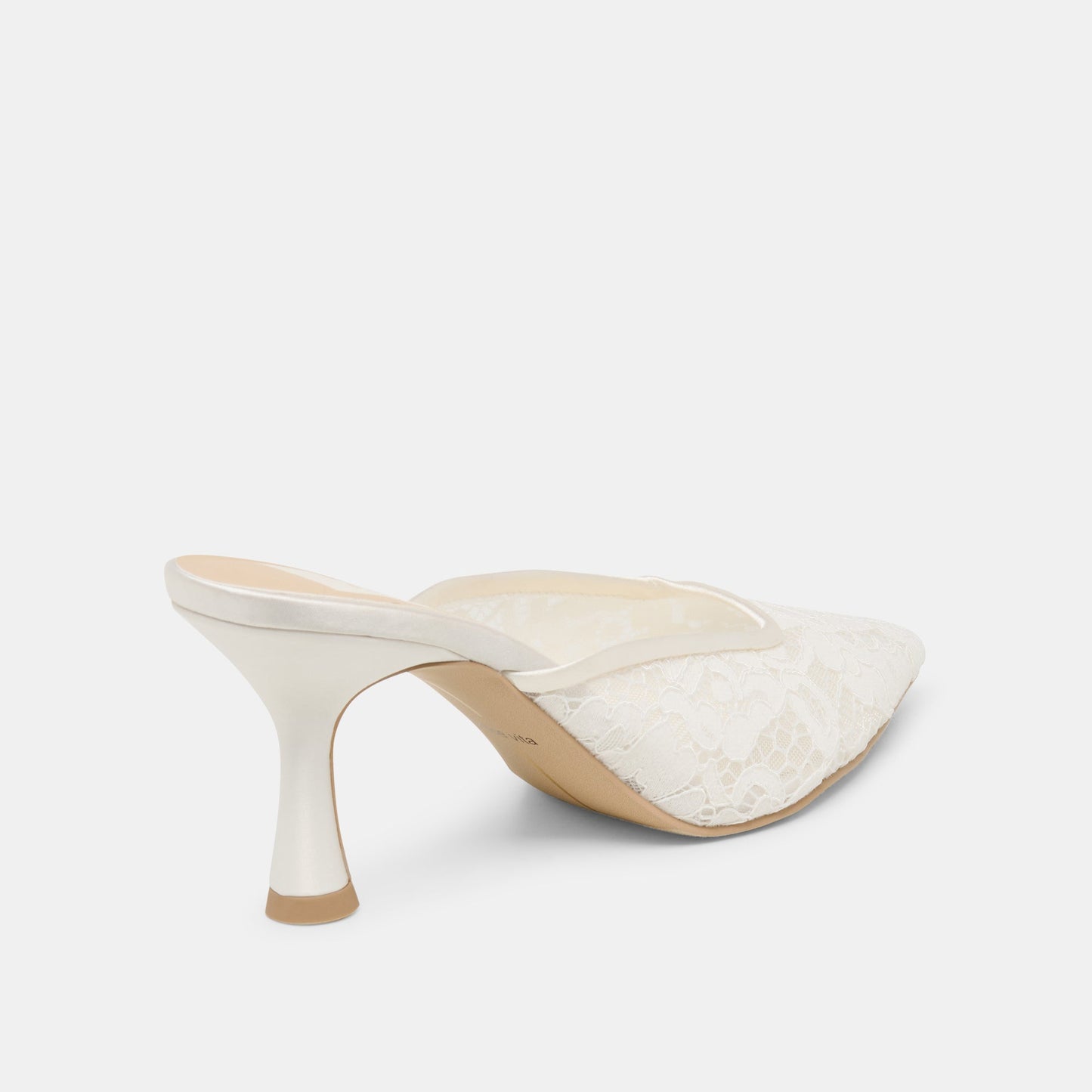Dolce Vita Cleo High True White Lace Heels