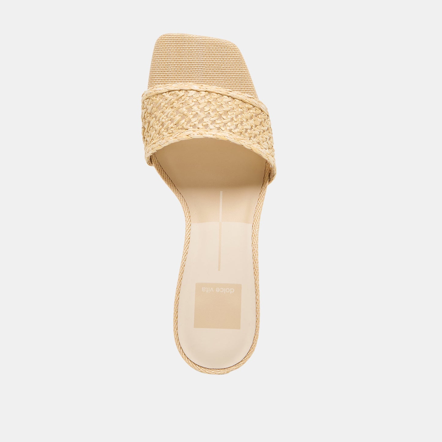 Dolce Vita Qaily Lt Natural Raffia Wedges